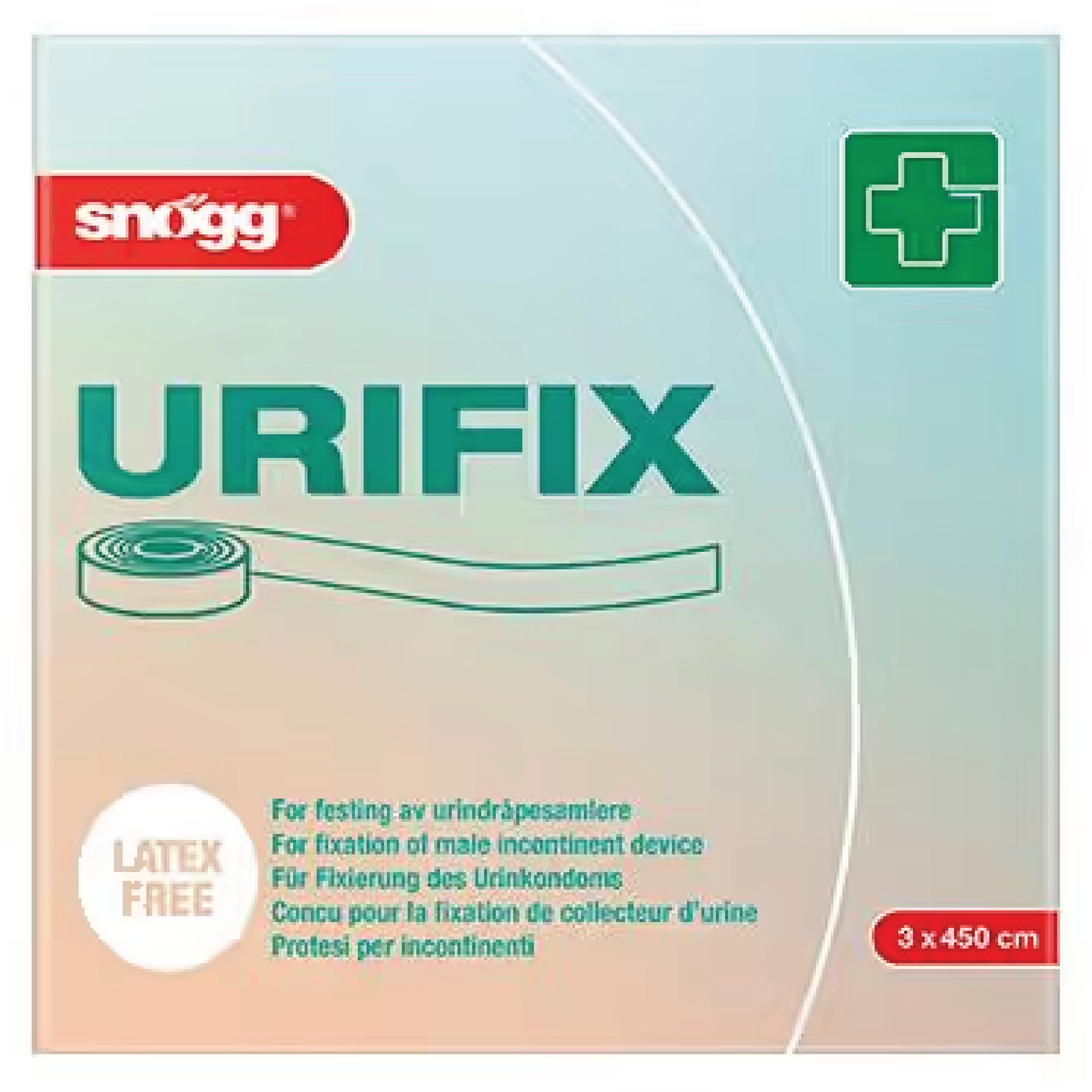 Snøgg Urifix selvheft 3x450cm, 1 stk.