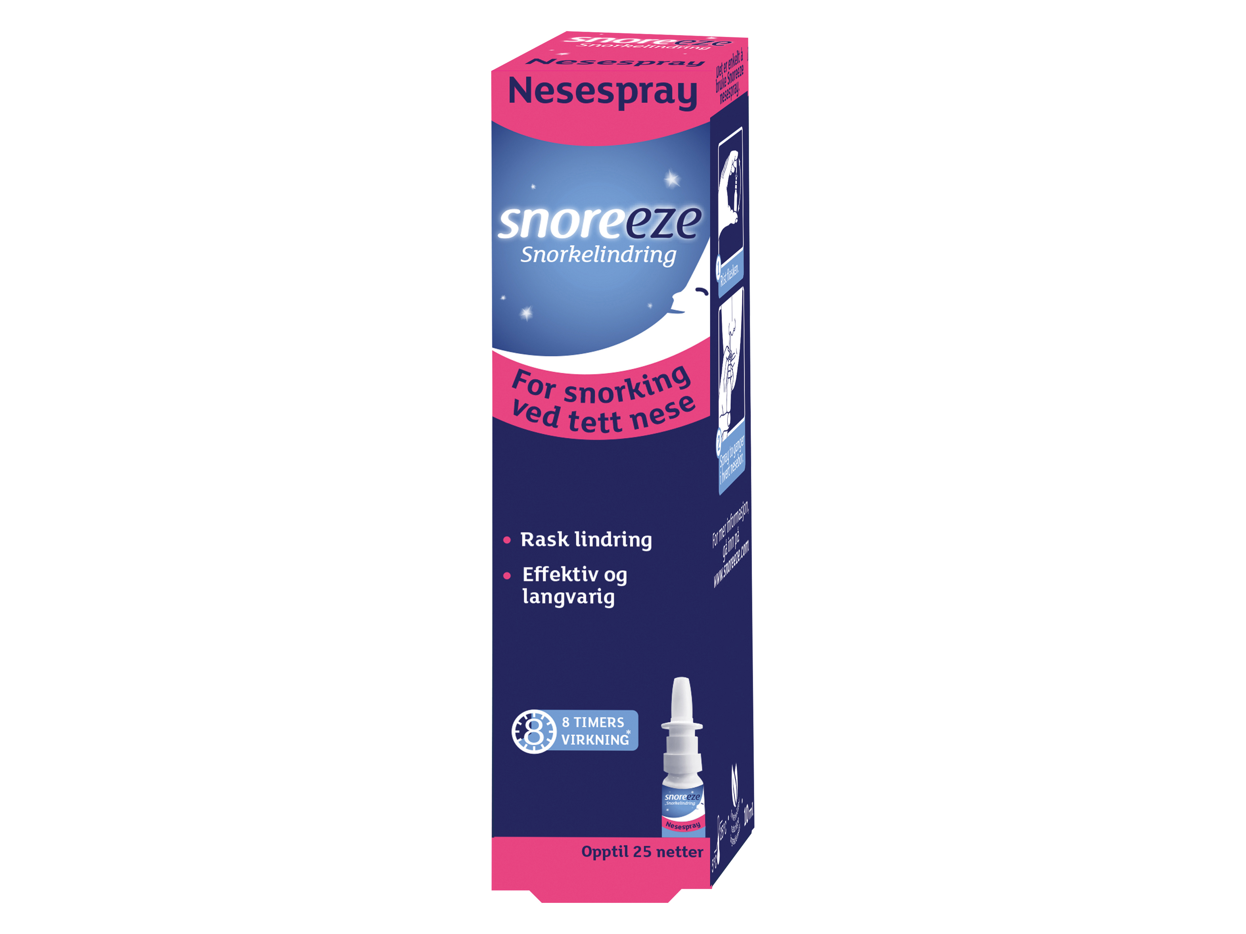 Snoreeze Snorkelindrende nesespray, 10 ml