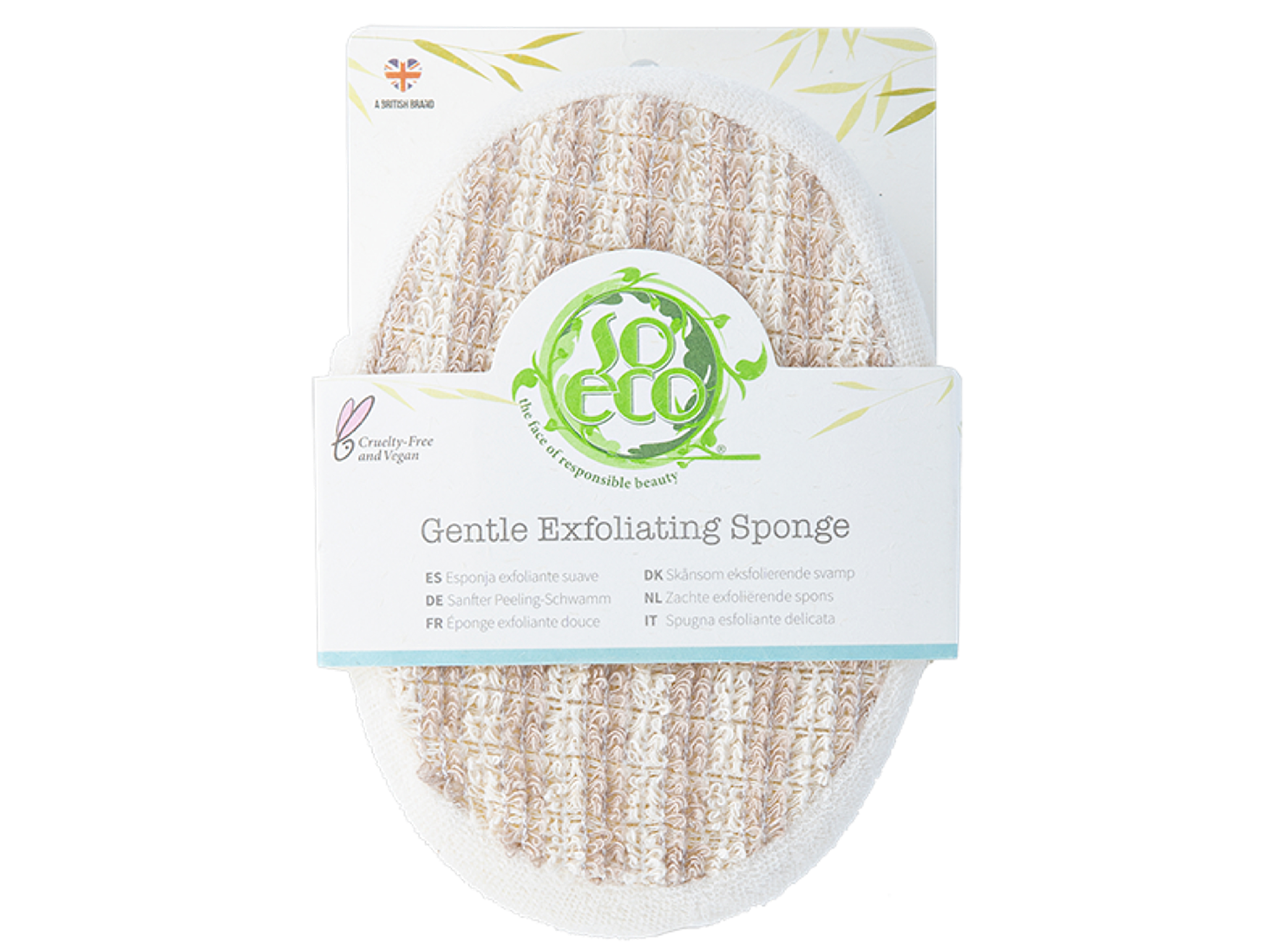 So Eco Gentle Exfoliating Sponge, 1 stk