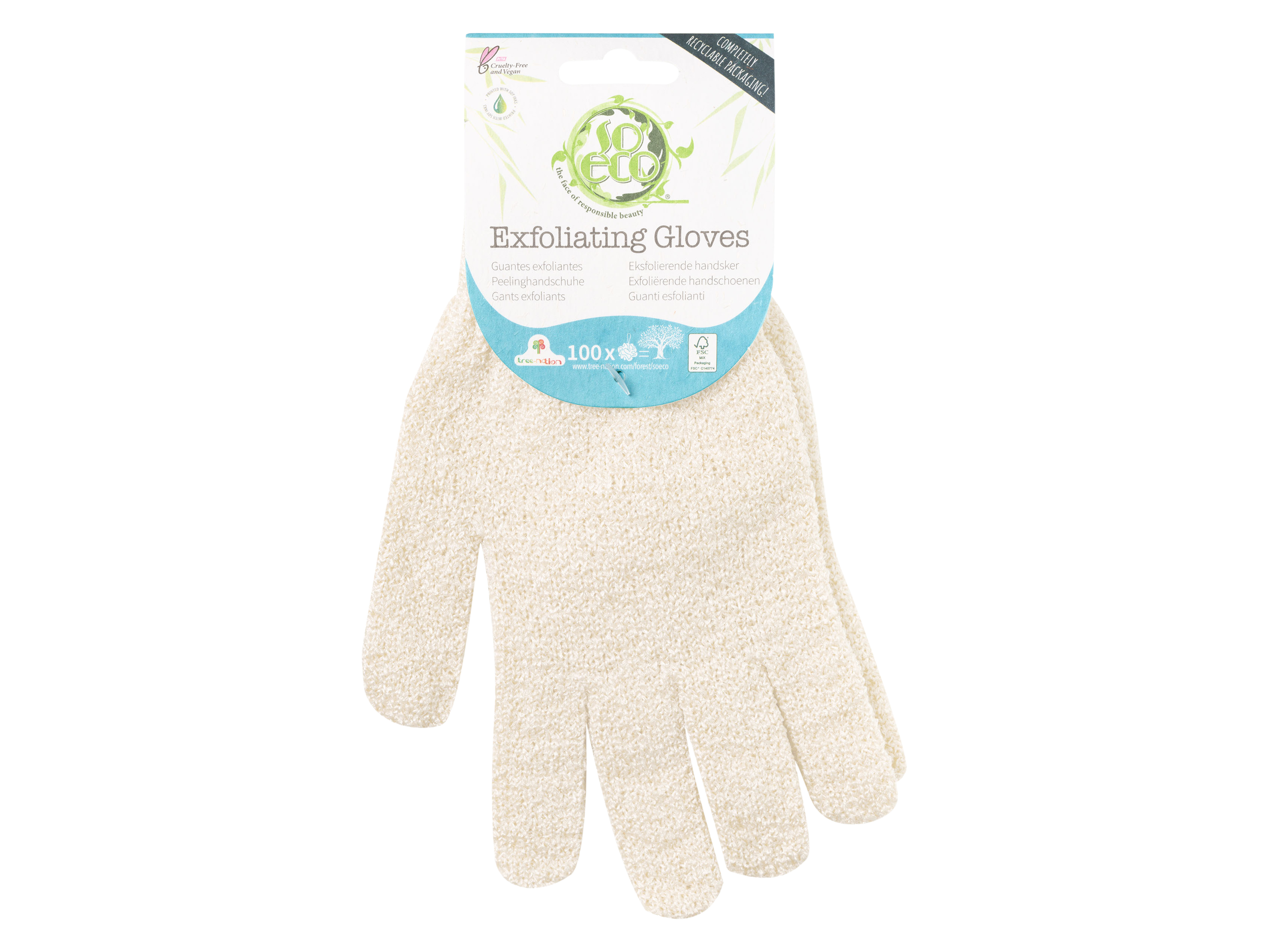 So Eco Exfoliating Gloves, 1 stk.