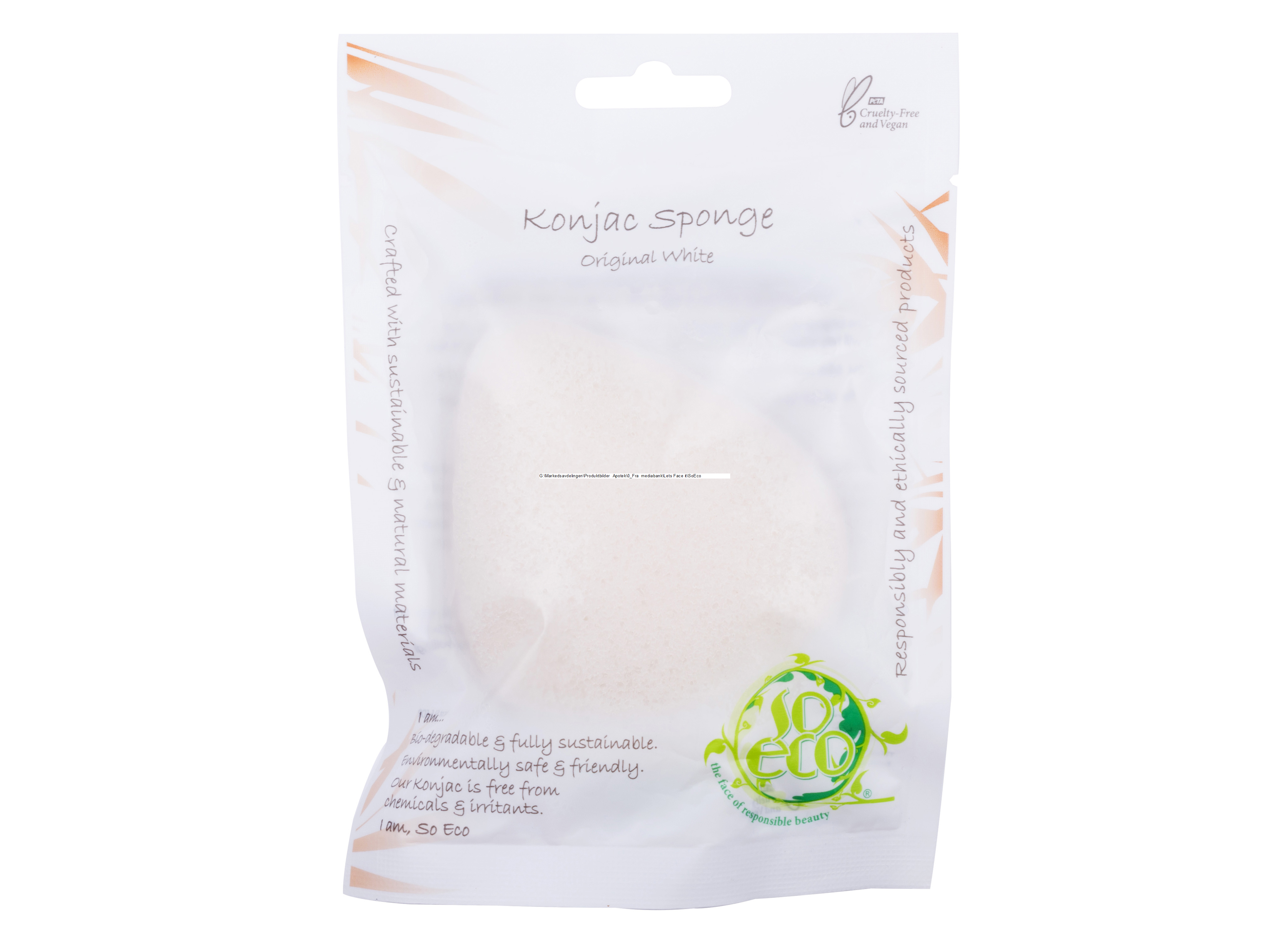 So Eco Konjac Sponge Original, 1 stk.