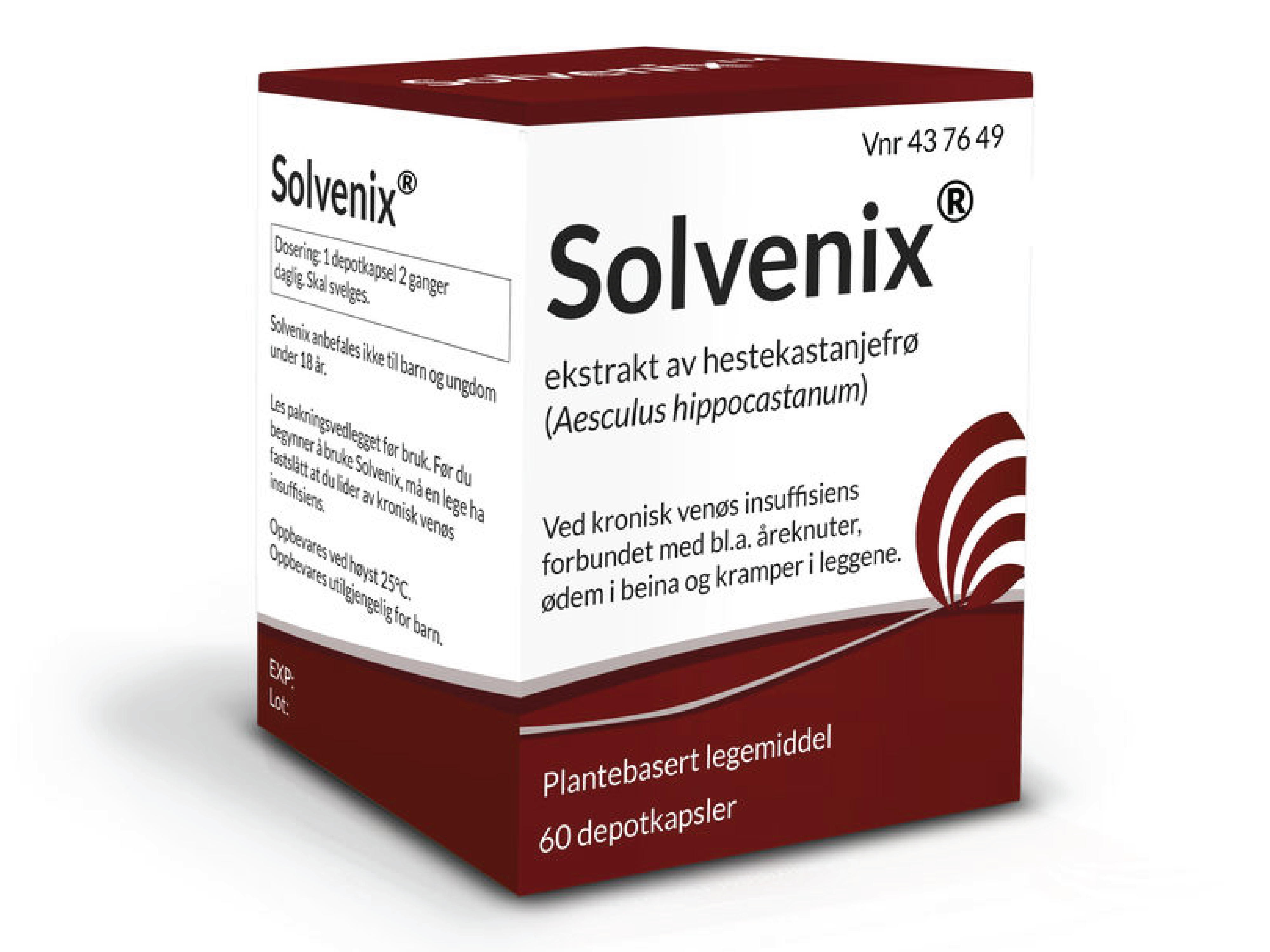 Solvenix 50 mg depotkapsler, 60 stk.