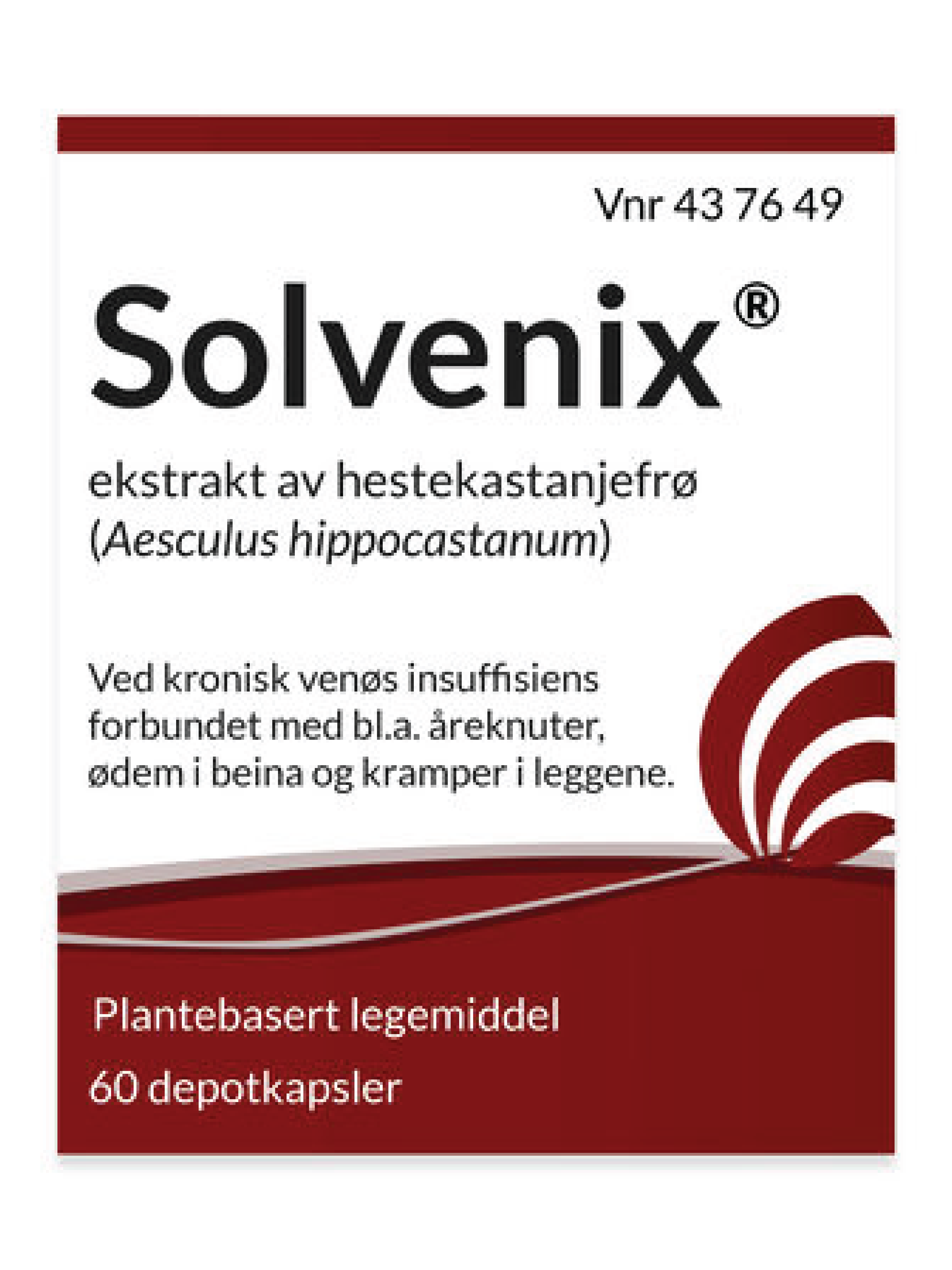 Solvenix 50 mg depotkapsler, 60 stk.