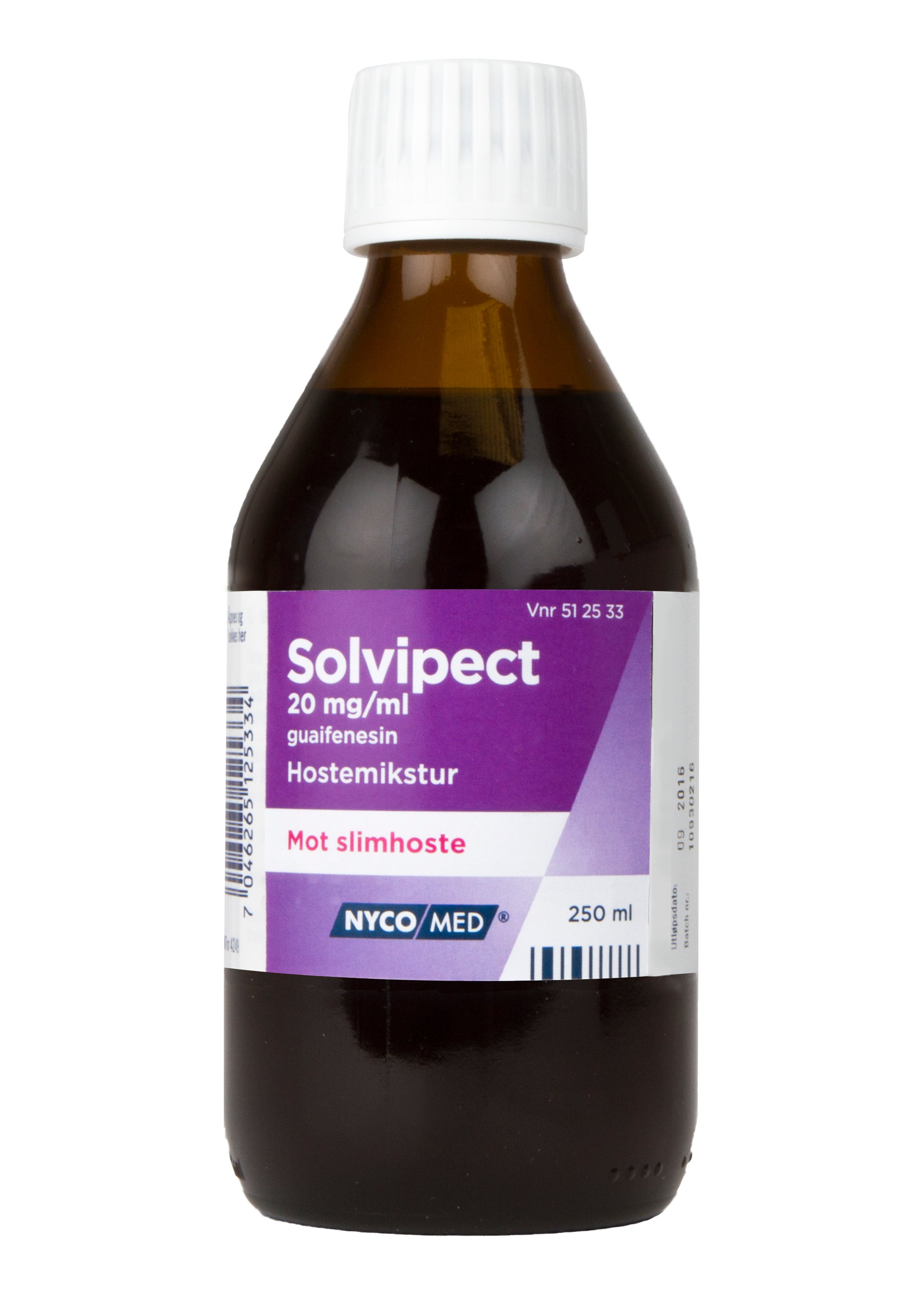 Solvipect Mikstur, 250 ml.