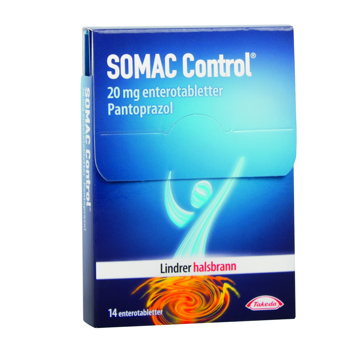 Somac Control Enterotabletter 20mg, 14 stk.