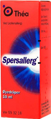 Spersallerg Øyedråper, 10 ml.