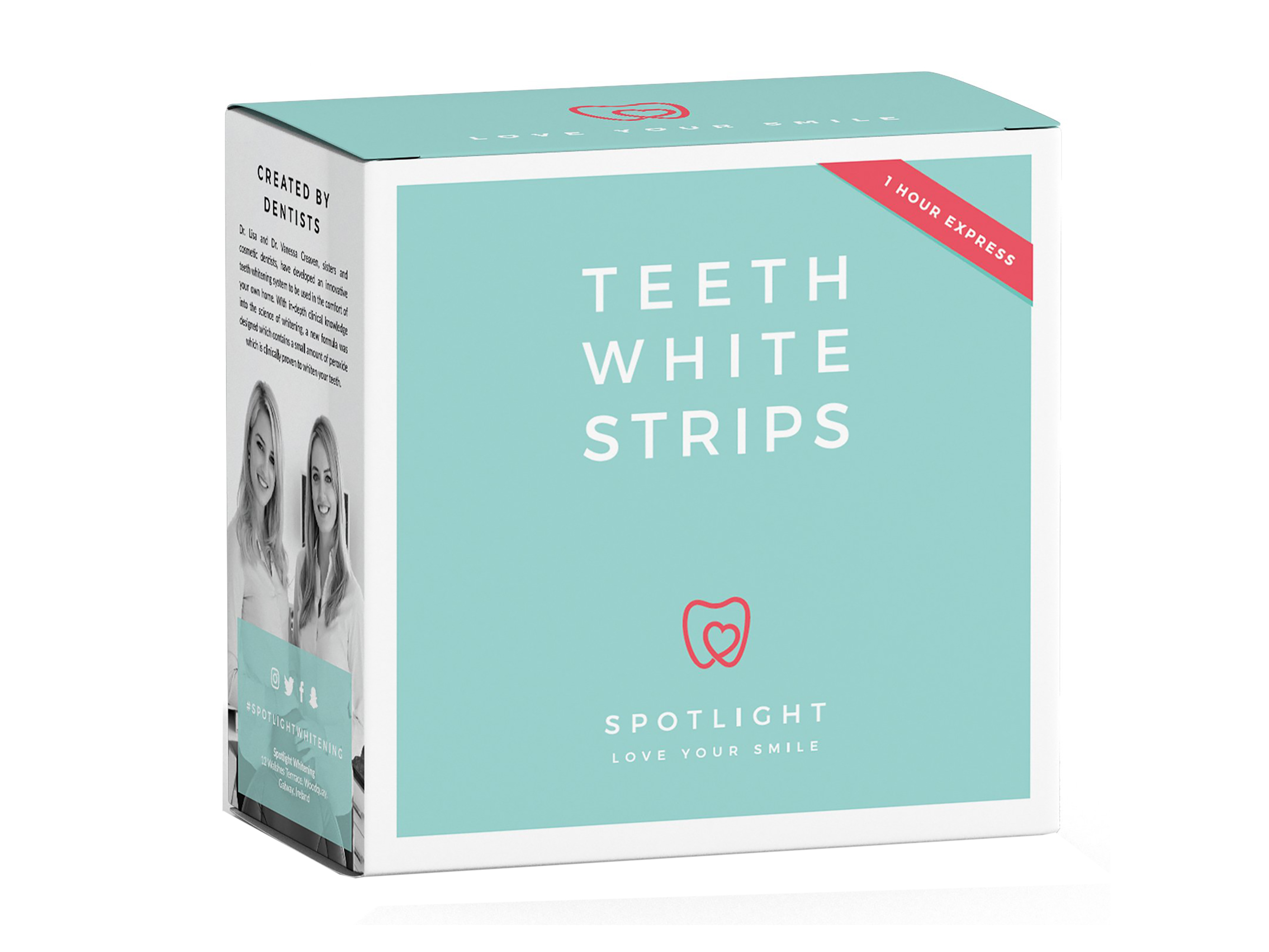 Spotlight Oral Care Whitening Teeth Strips, 28 stk.