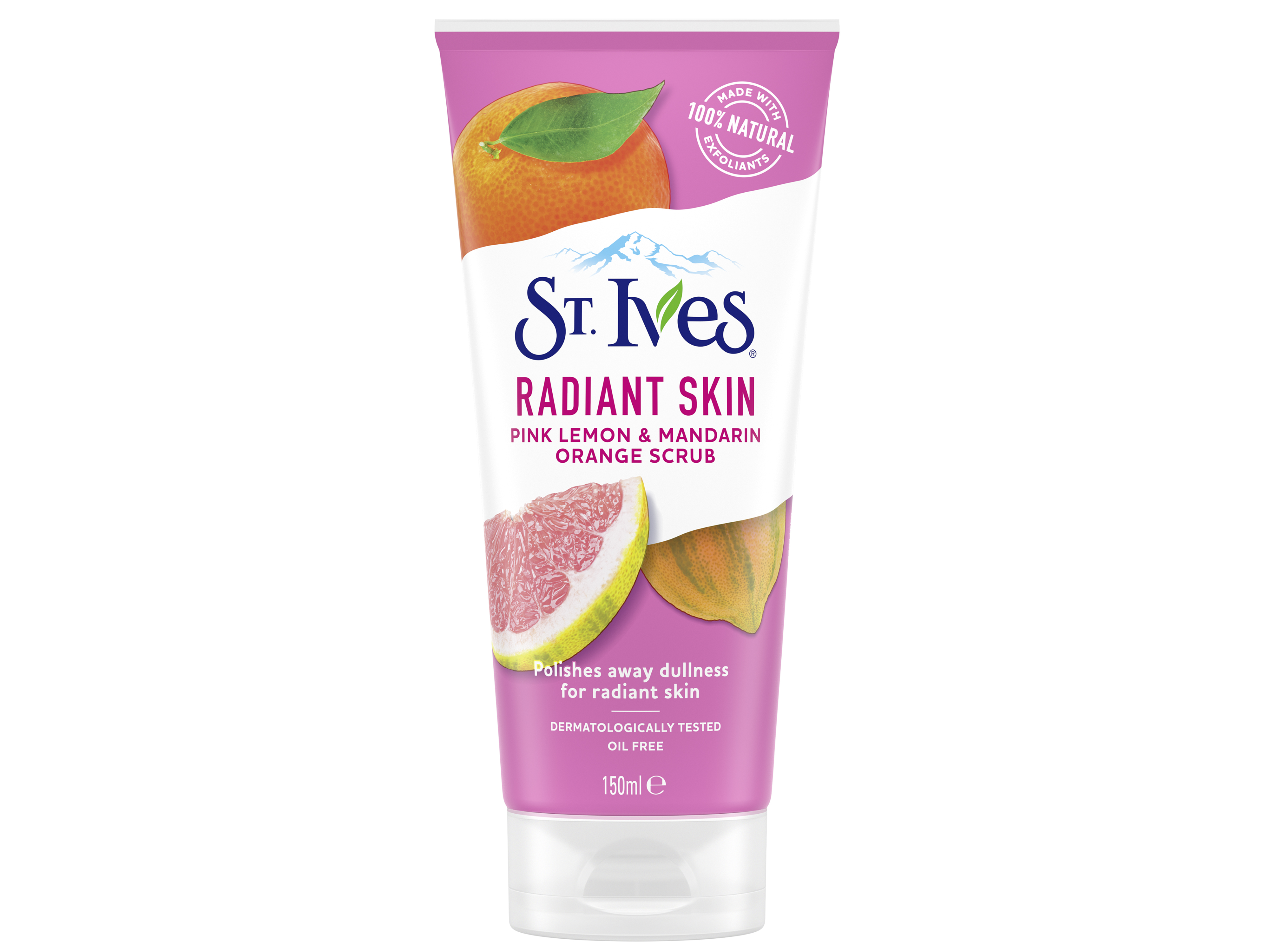 St Ives Radient Lemon & Mandarin Scrub, 150 ml
