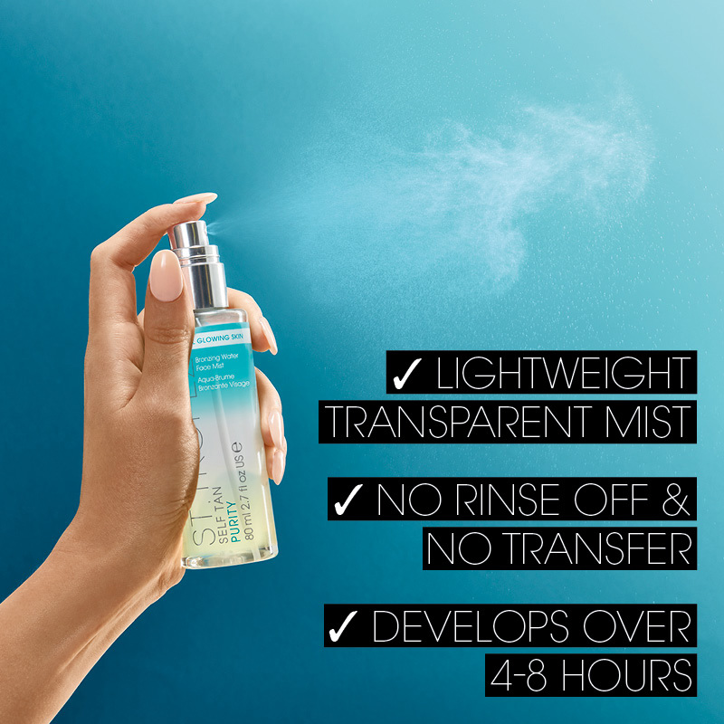 St.Tropez Self Tan Purity Bronzing Water Face Mist, 80 ml Selvbruning ansikt Farmasiet.no