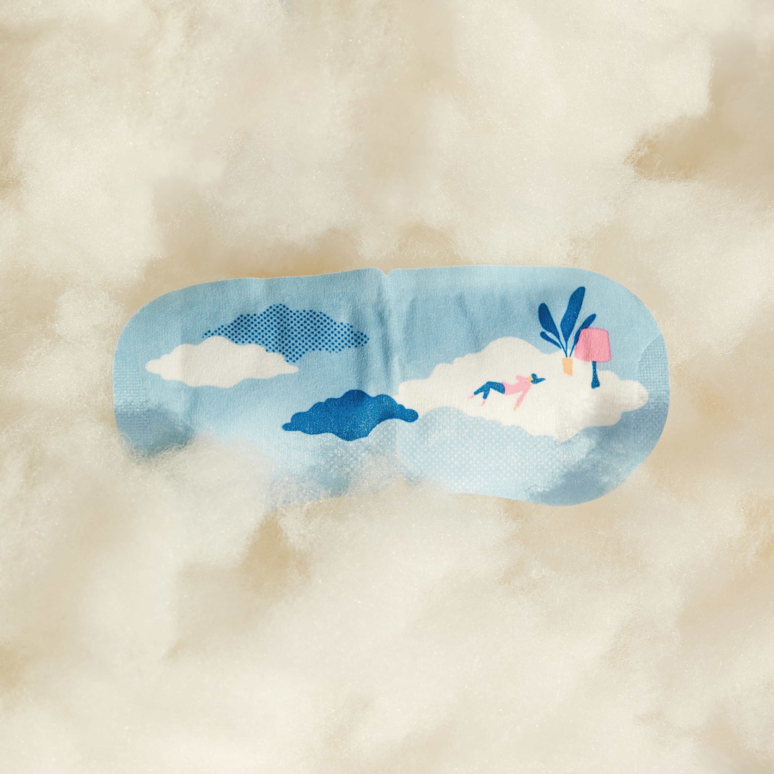 Steambase Daily Eyemask, Fleecy Cloud, 5 stk.