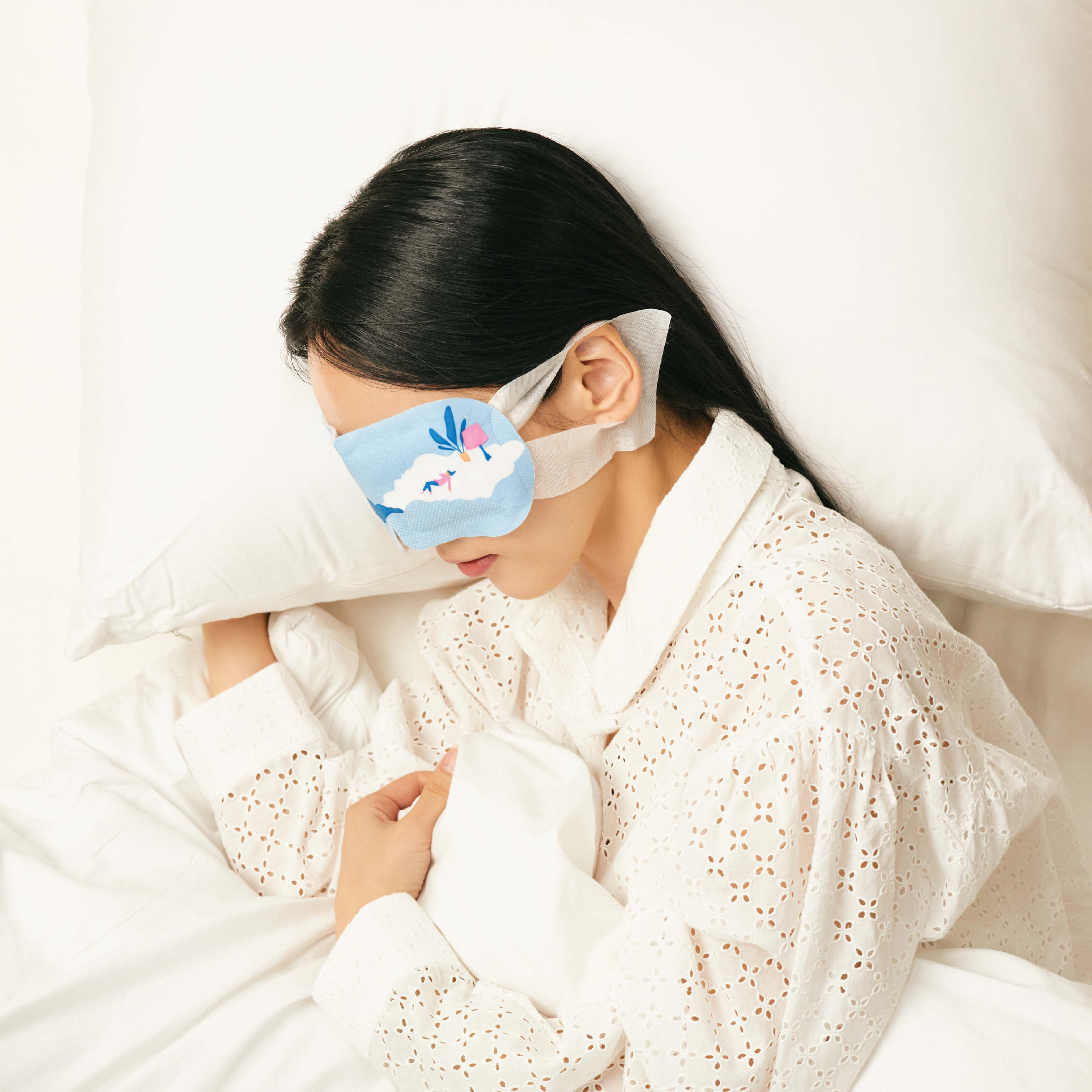 Steambase Daily Eyemask, Fleecy Cloud, 5 stk.