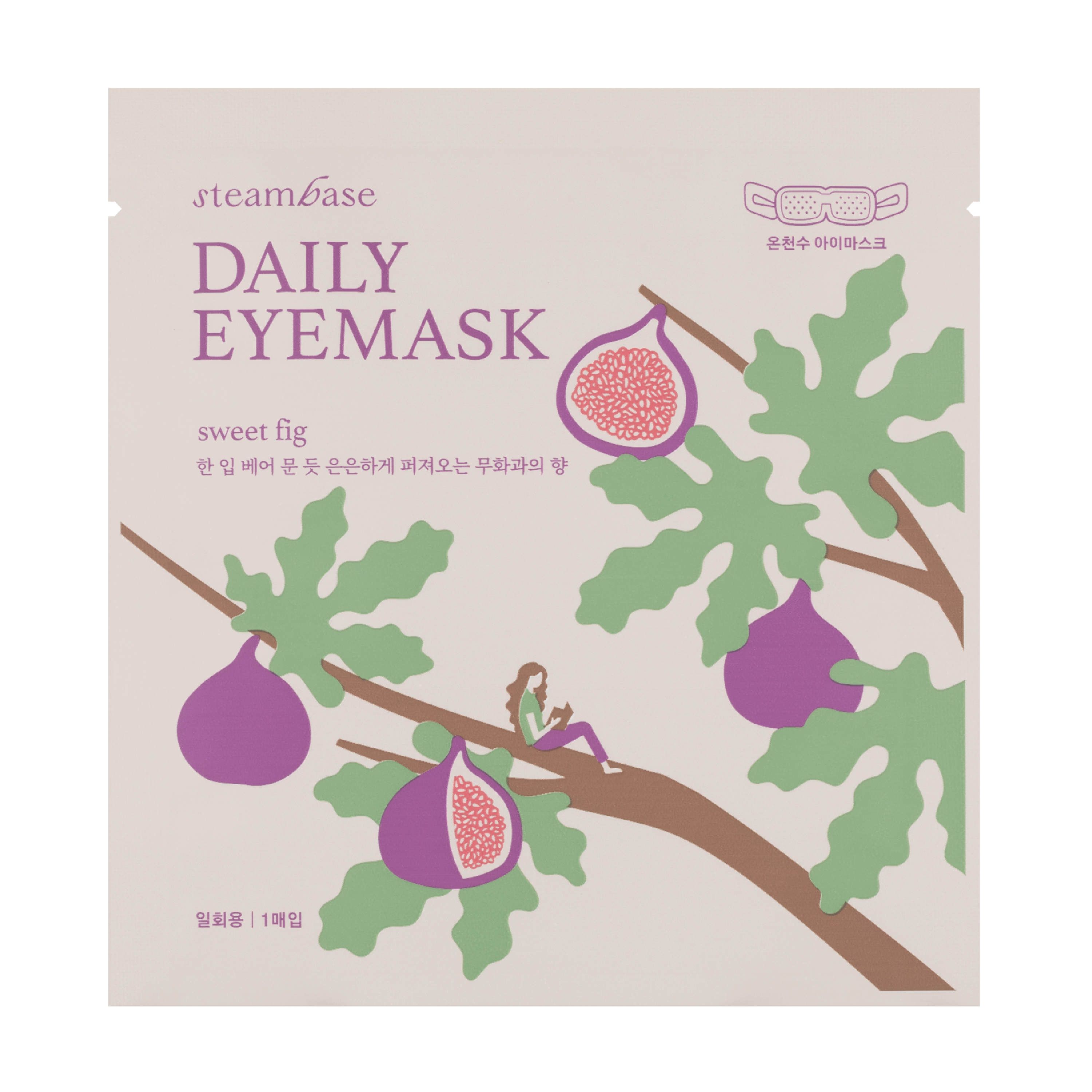 Steambase Daily Eyemask, Sweet Fig, 5 stk.