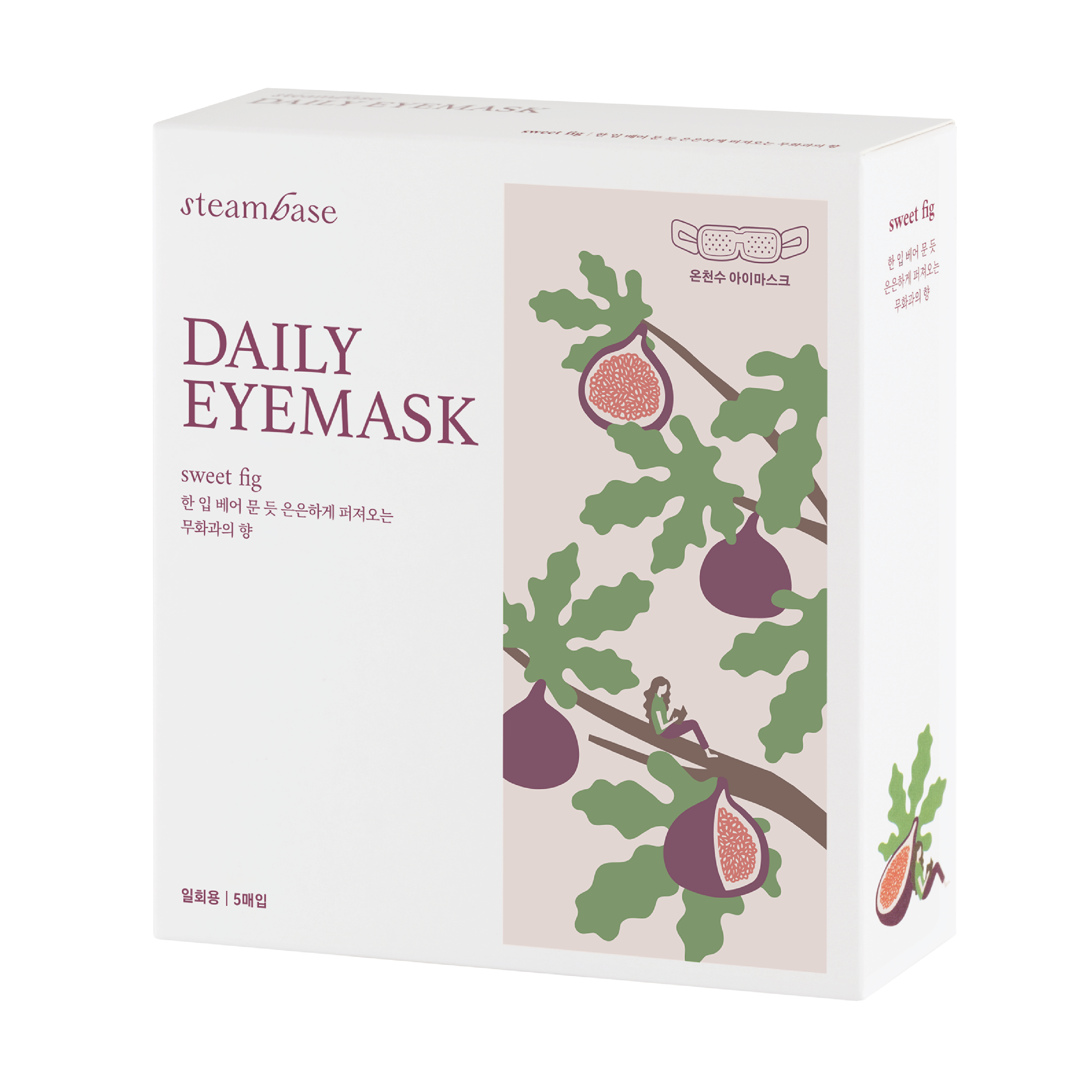 Steambase Daily Eyemask, Sweet Fig, 5 stk.