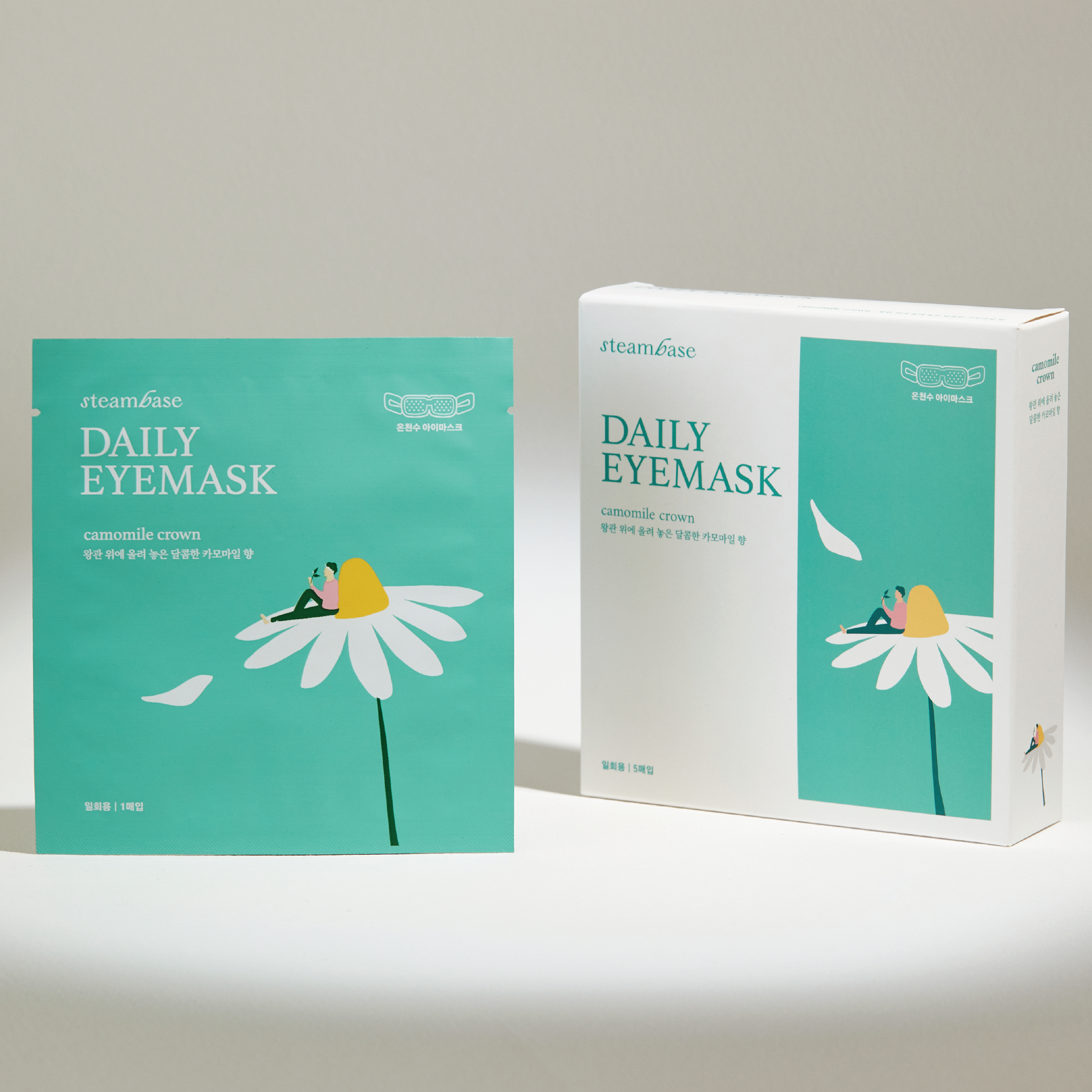 Steambase Daily Eyemask, Camomile Crown, 5 stk.