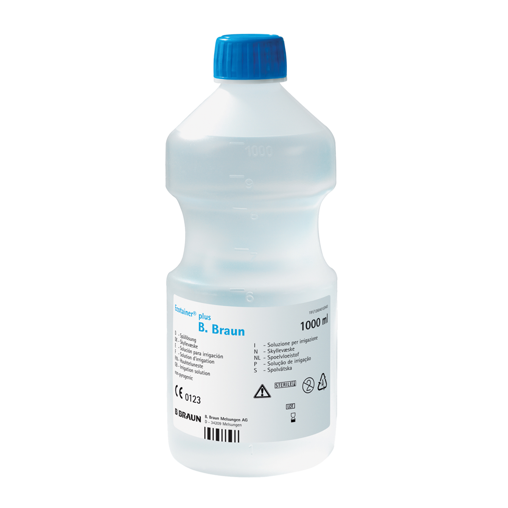 B. Braun Sterilt vann (til skylling), 1000 ml