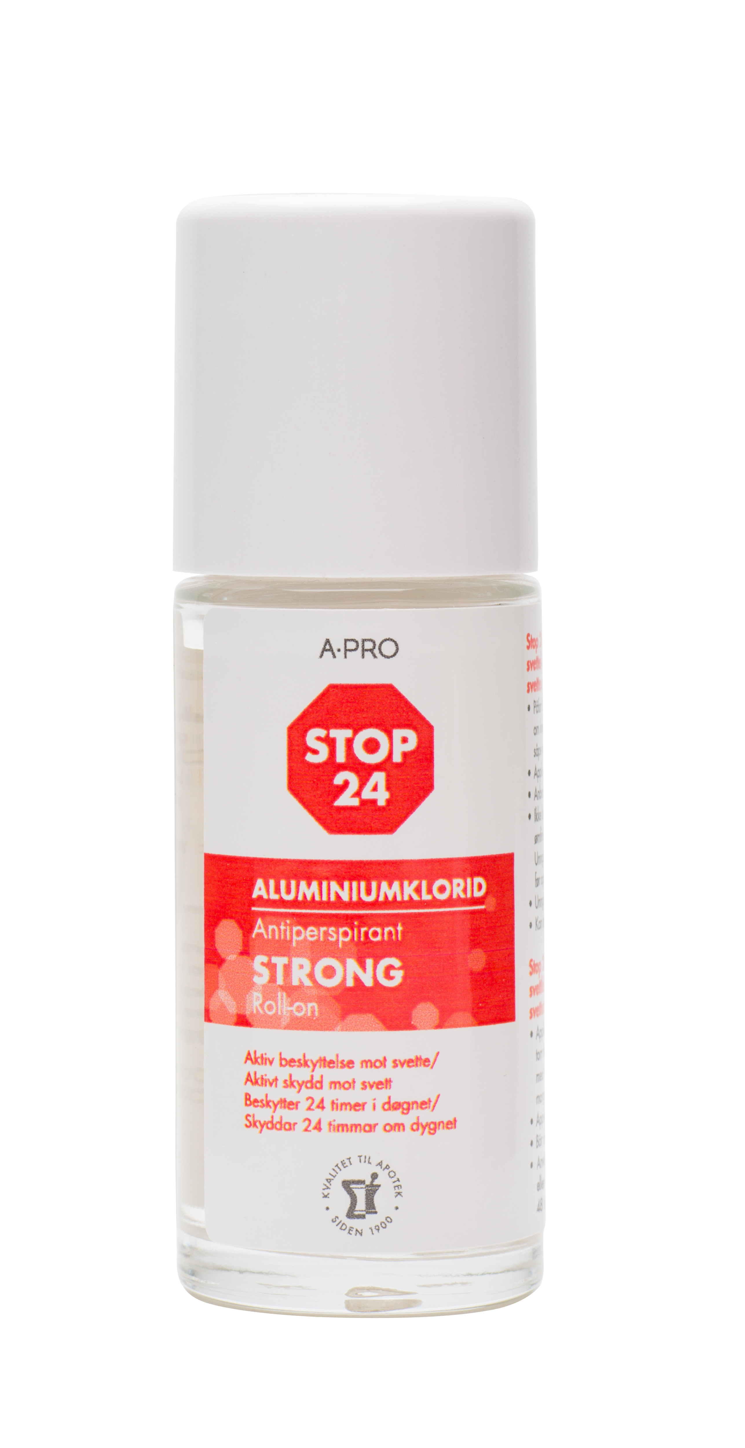 Stop 24 Strong Antiperspirant, Roll-On, 45 ml