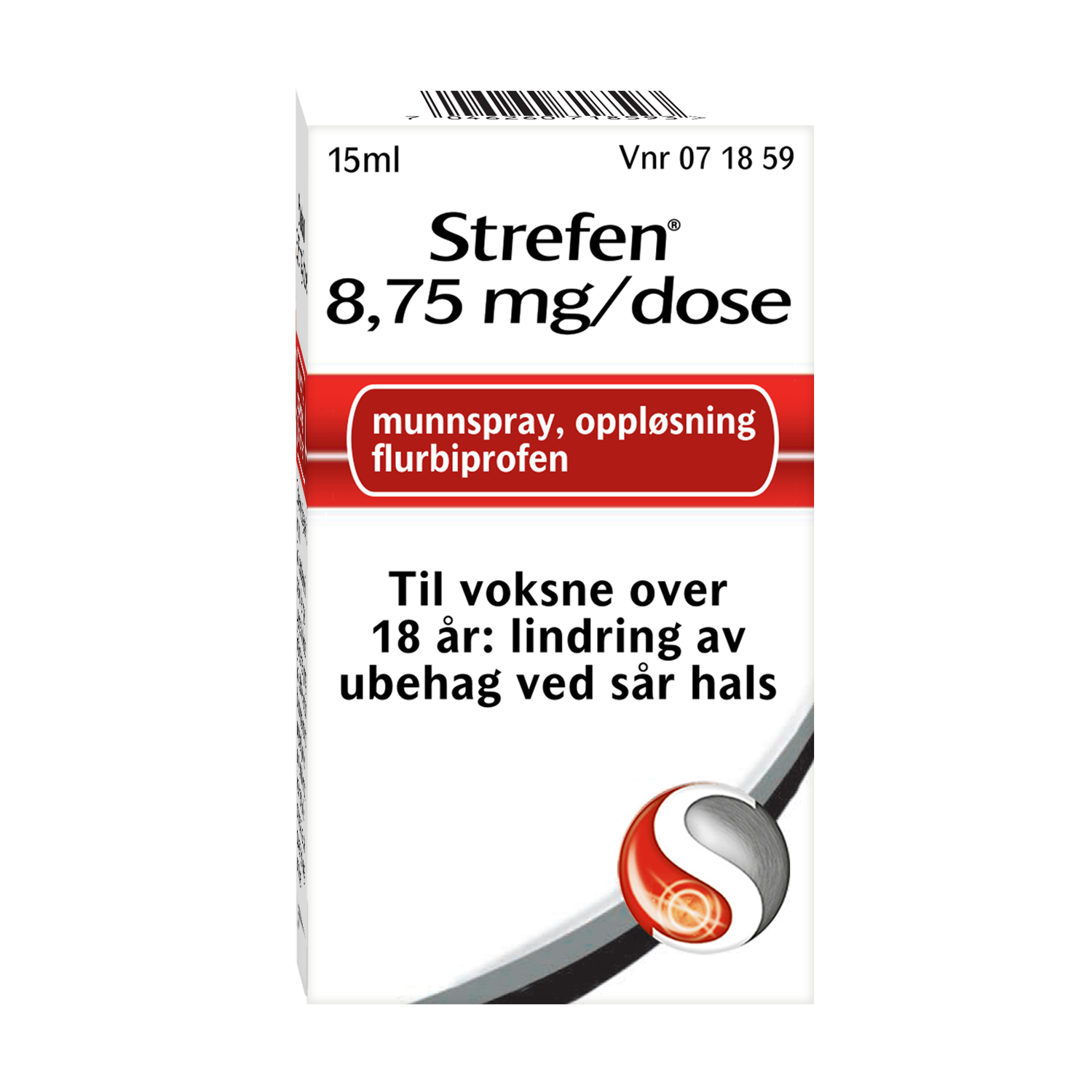 Strefen Munnspray 8,75mg/dose, 15