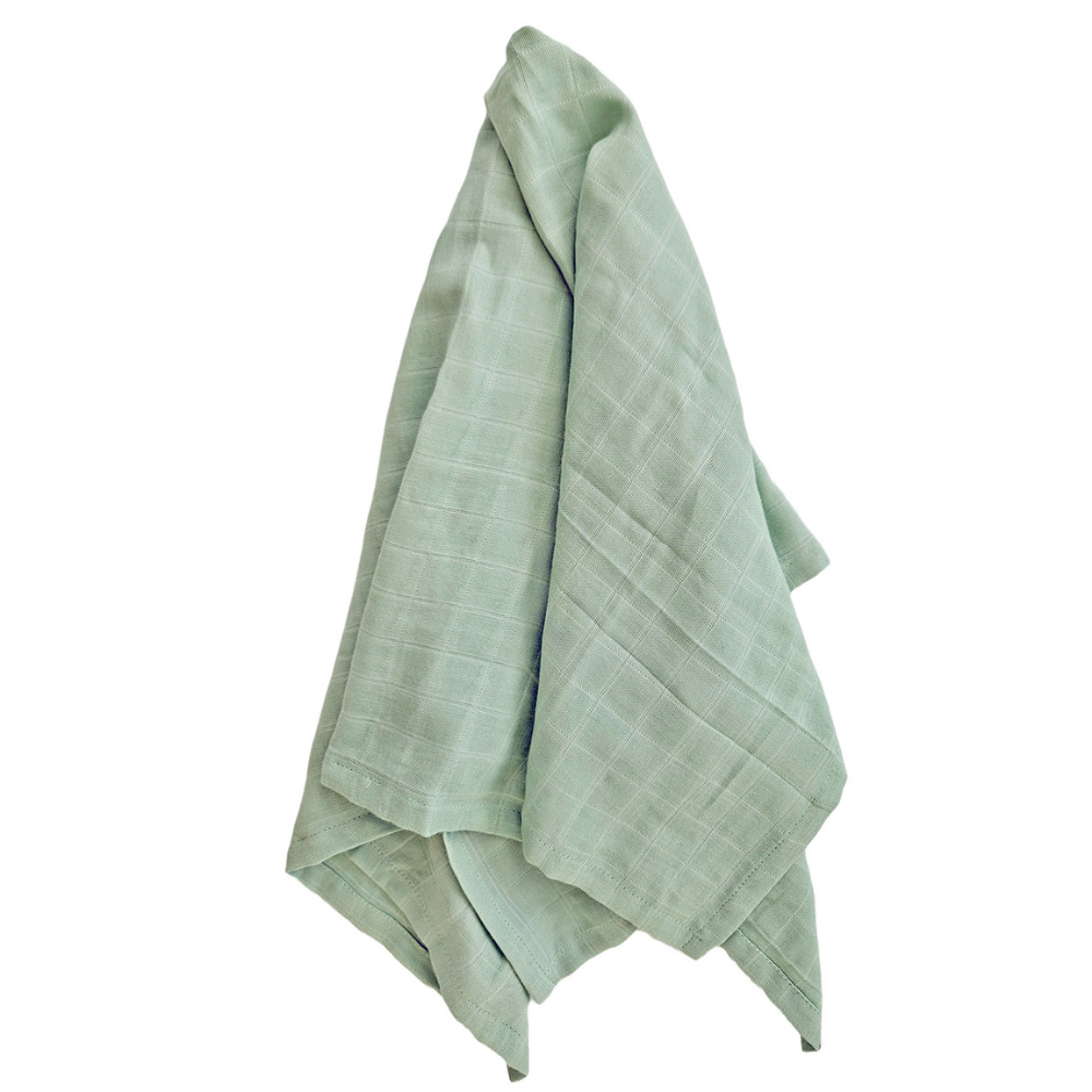 Summerville Organic Babyteppe i musselin, Cameo Green, 1 stk.