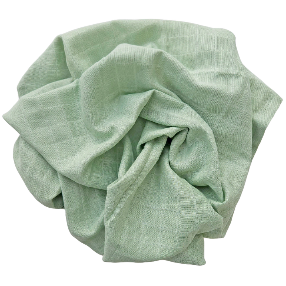 Summerville Organic Babyteppe i musselin, Cameo Green, 1 stk.