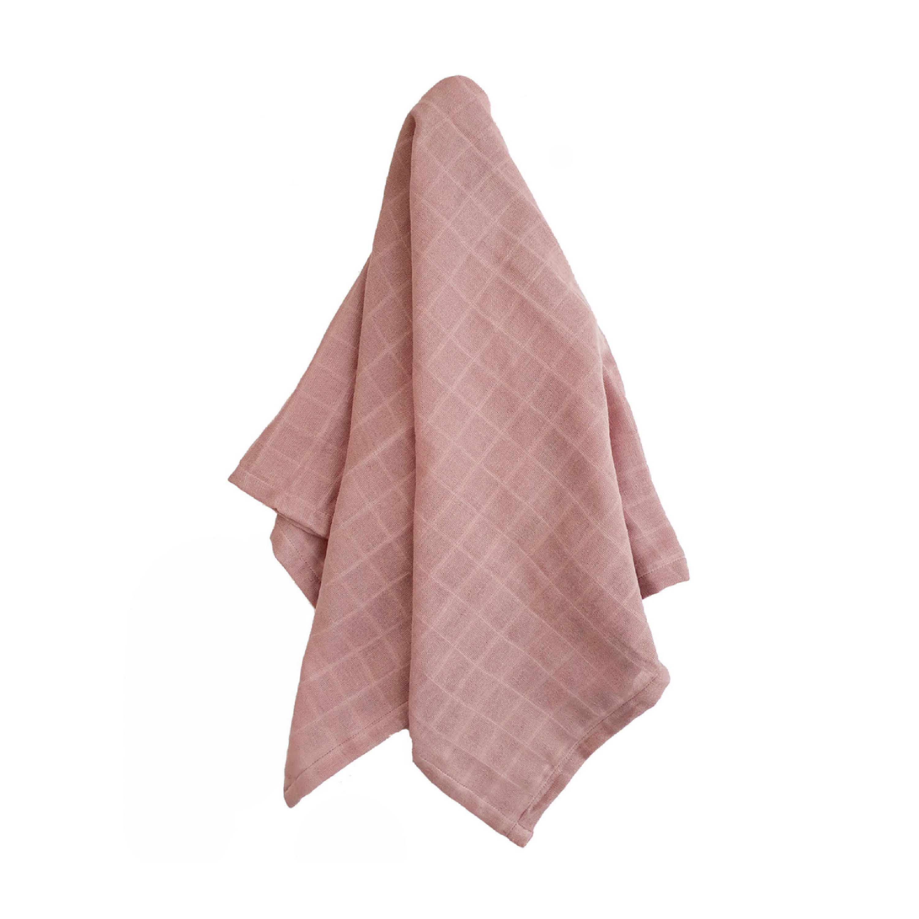 Summerville Organic Babyteppe i musselin, Pale Mauve, 1 stk.