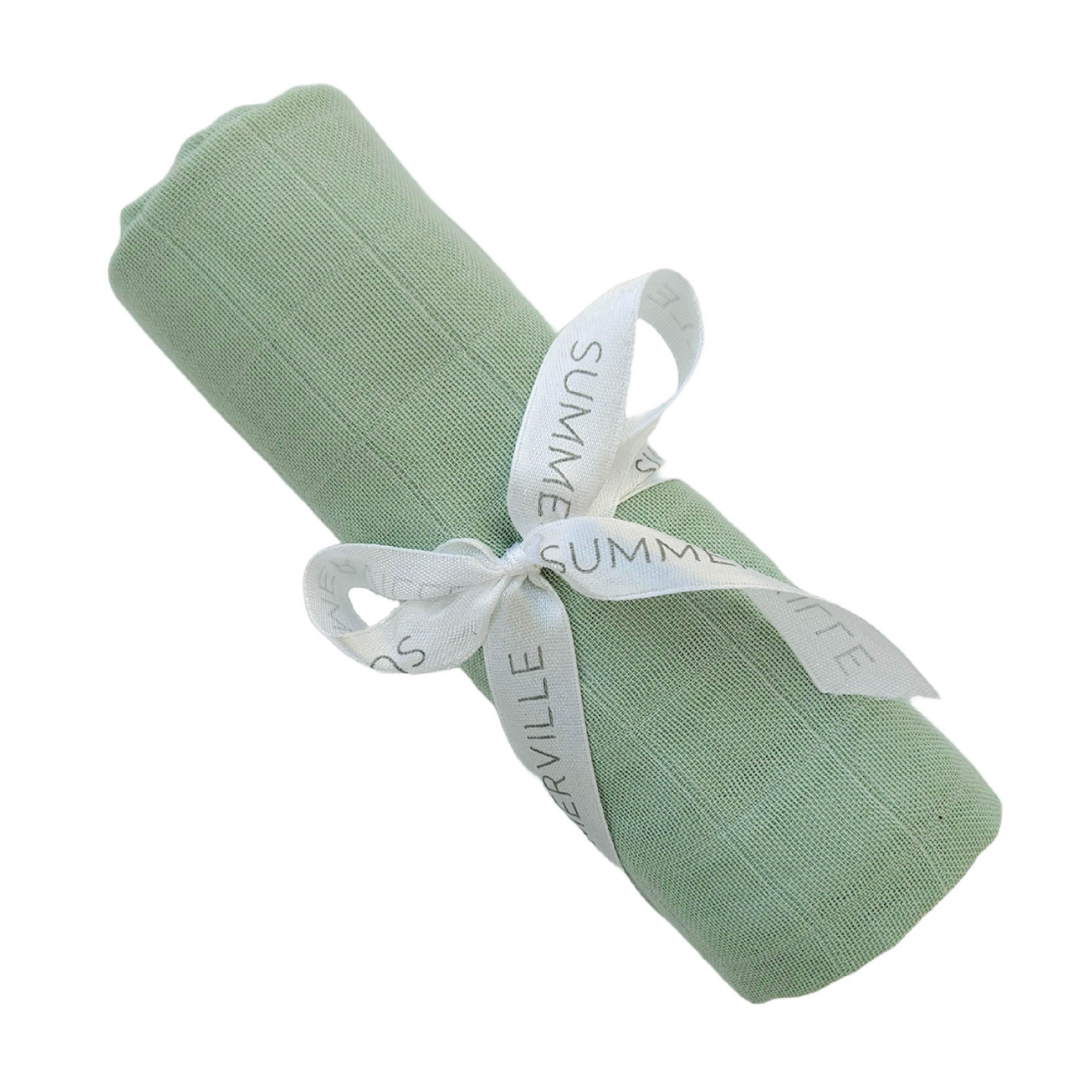 Summerville Organic Babyteppe i musselin, Cameo Green, 1 stk.