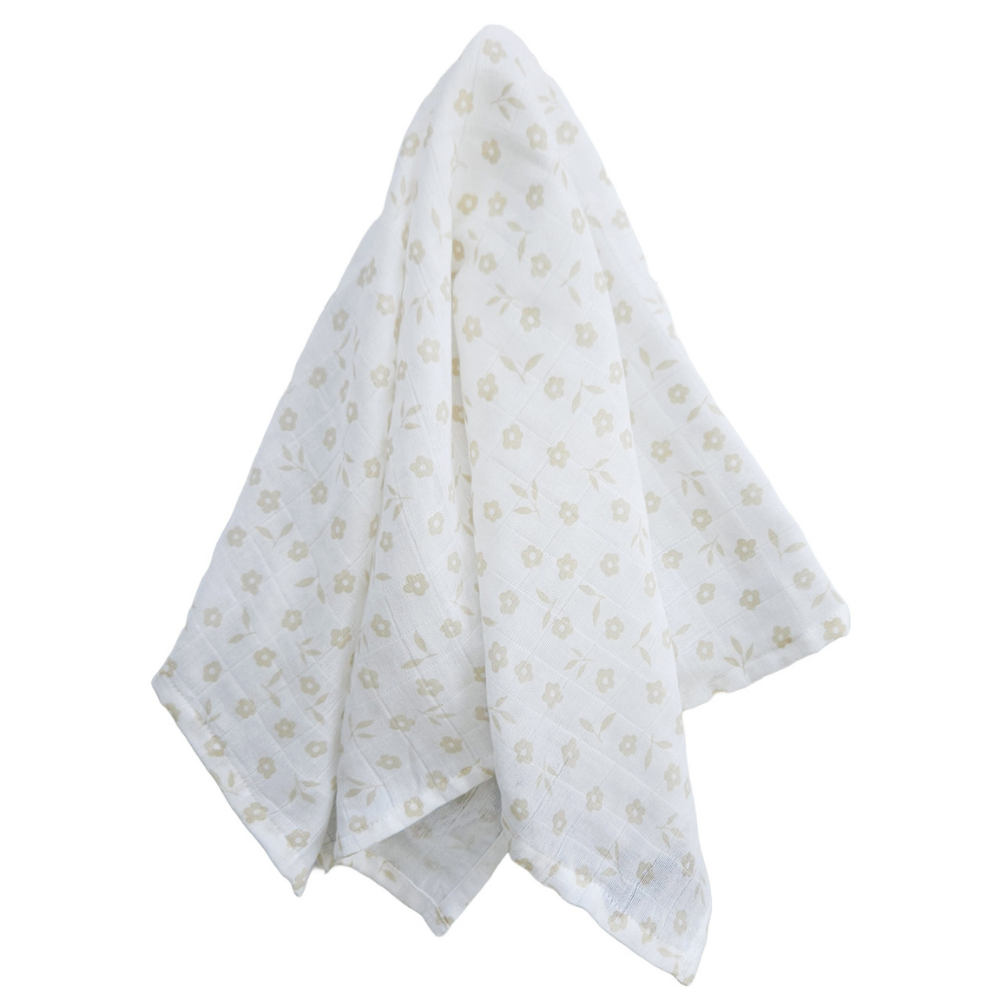 Summerville Organic Babyteppe i musselin, Petal Sandshell, 1 stk.