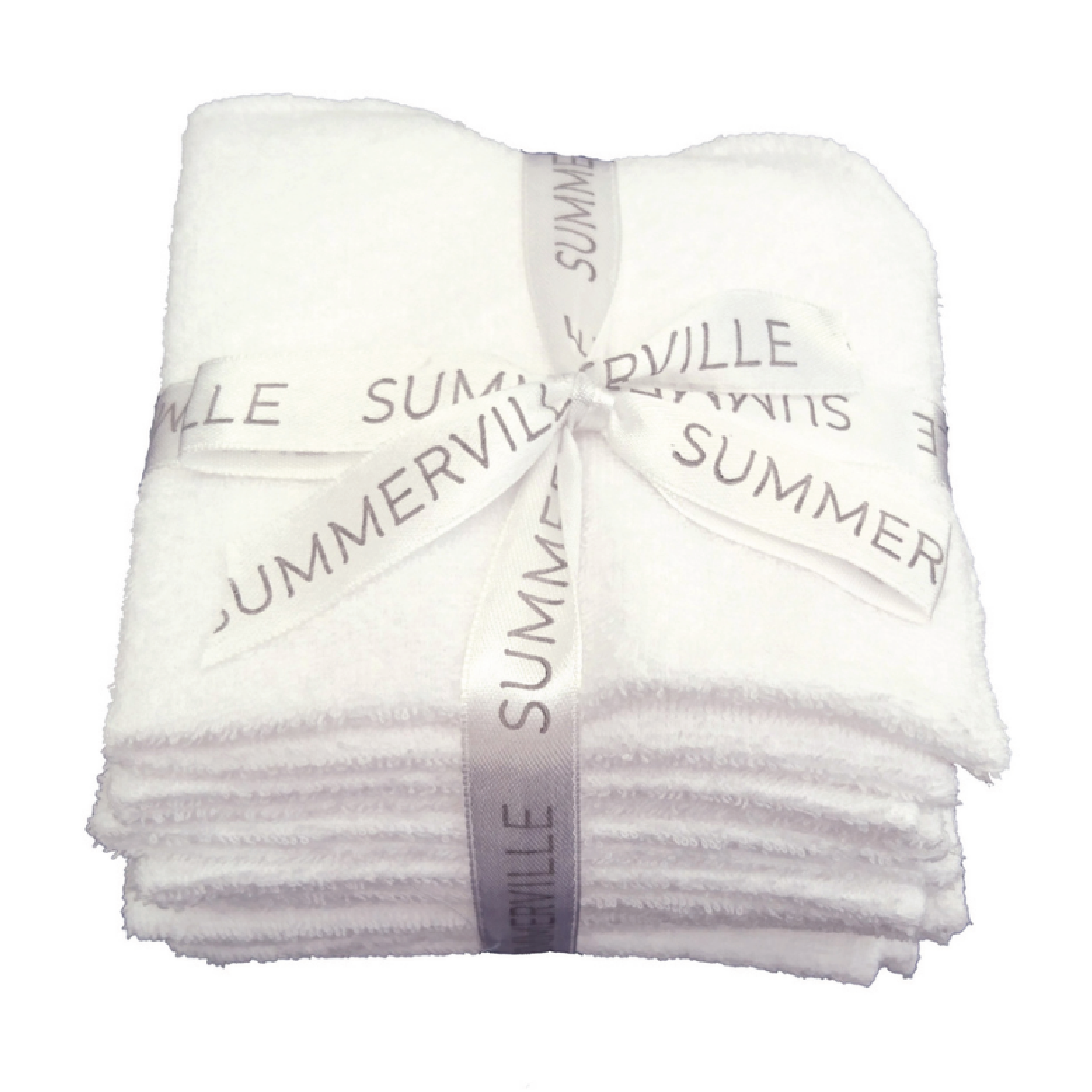 Summerville Vaskekluter 5-pk, Hvit, 5 stk.