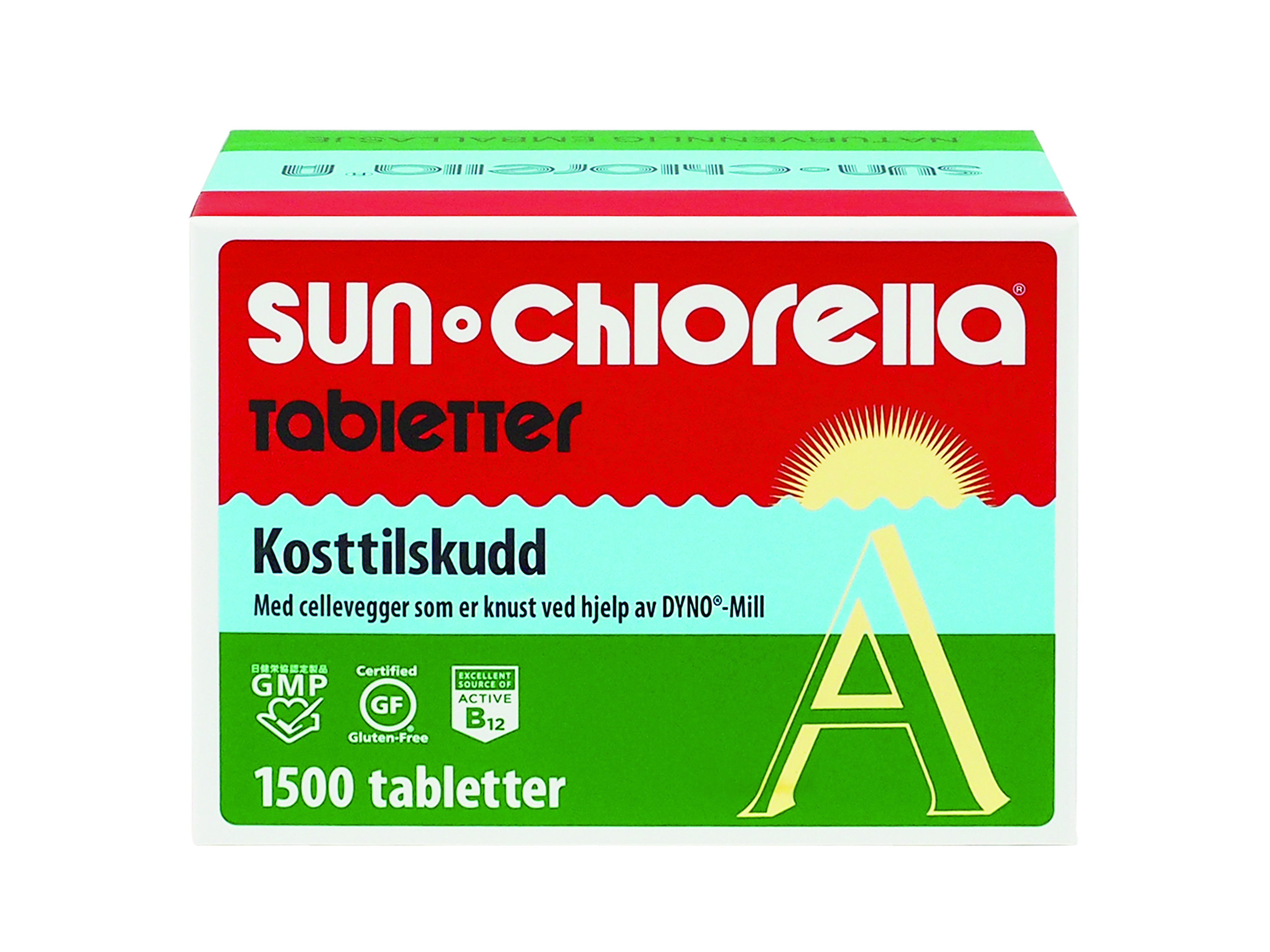 Sun Chlorella Corp Sun Chlorella, tabletter, 1500 stk