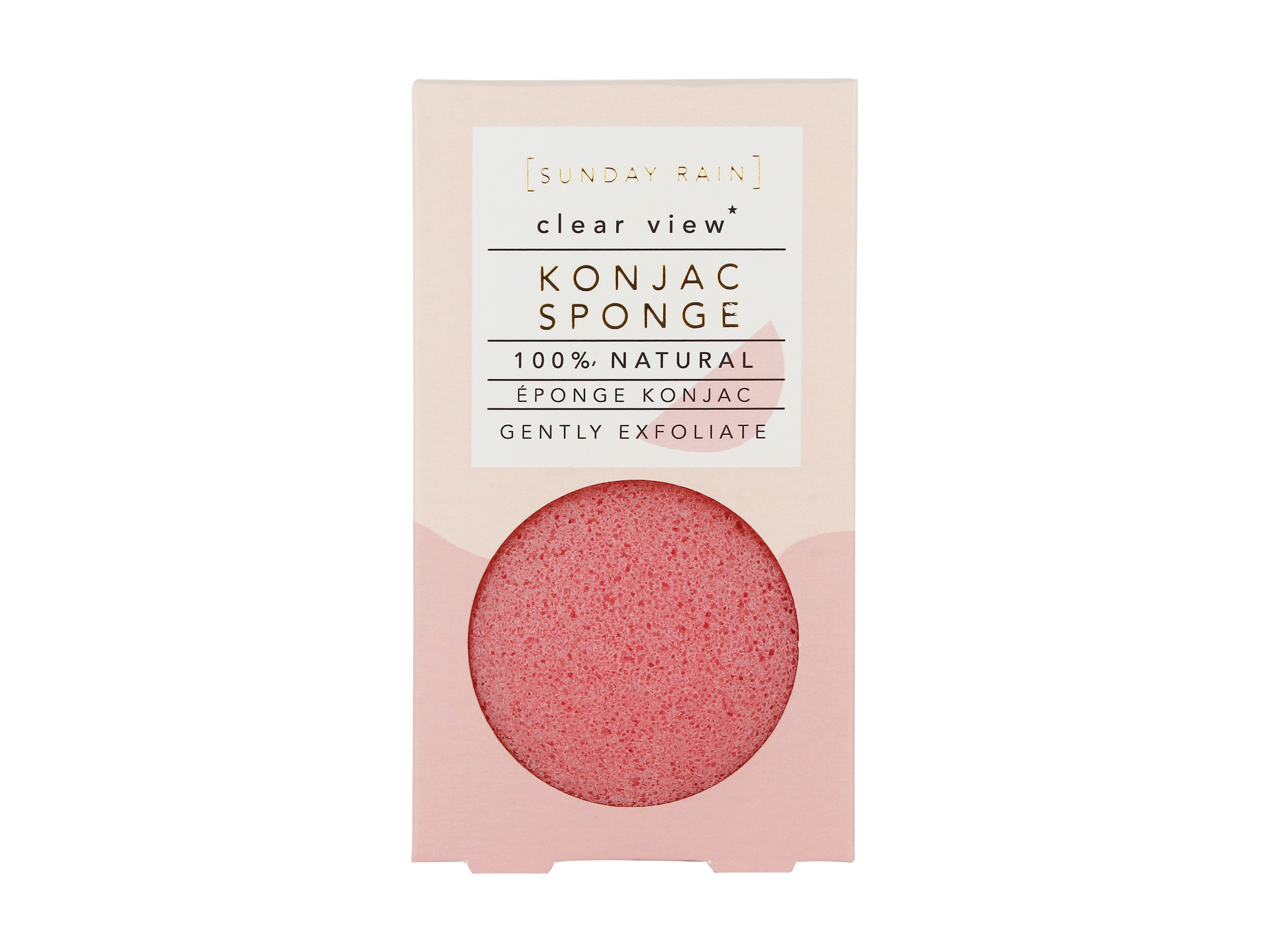 Sunday Rain Konjac Sponge rensesvamp, 1 stk.