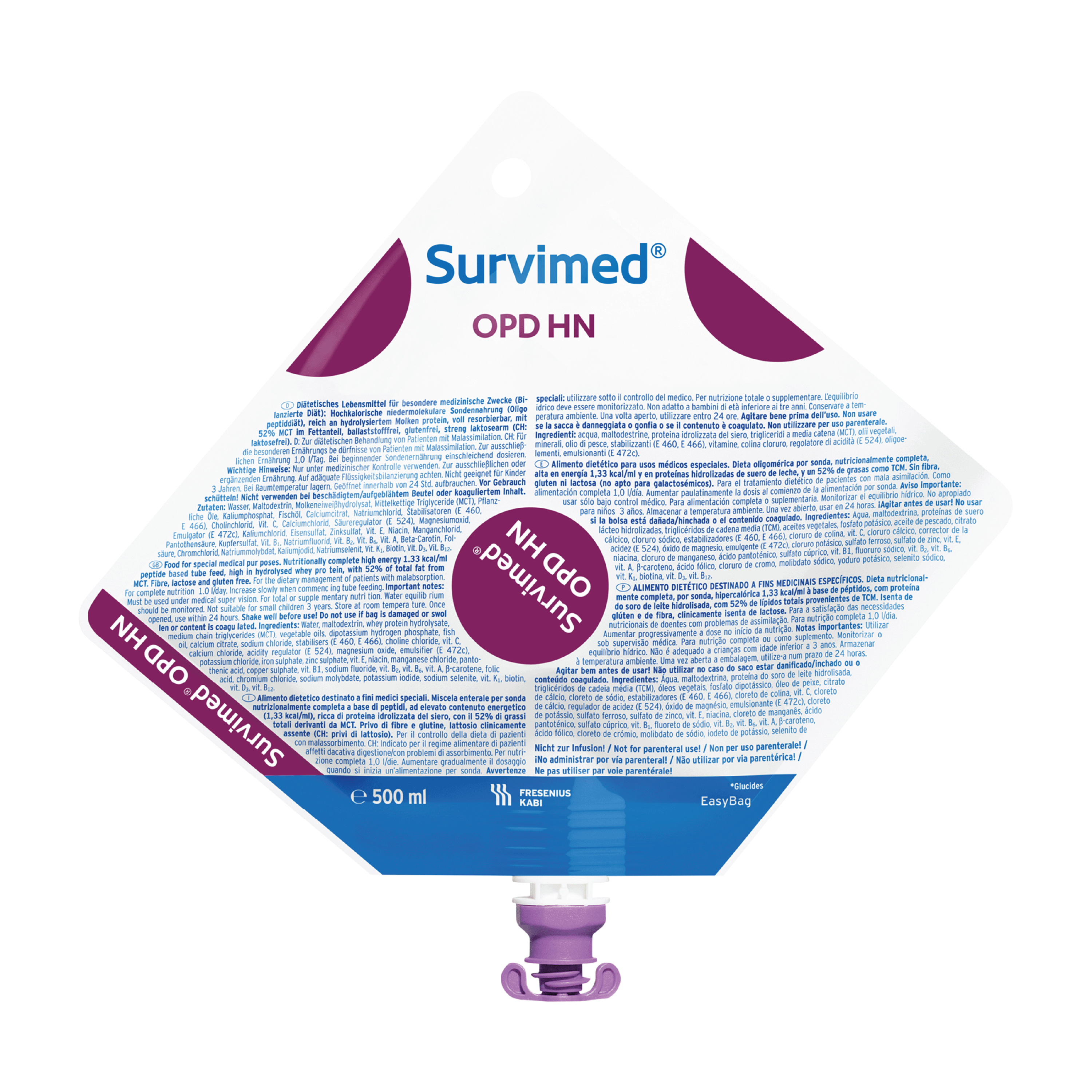 Survimed Survimed opd hn easybag, 15x500 ml