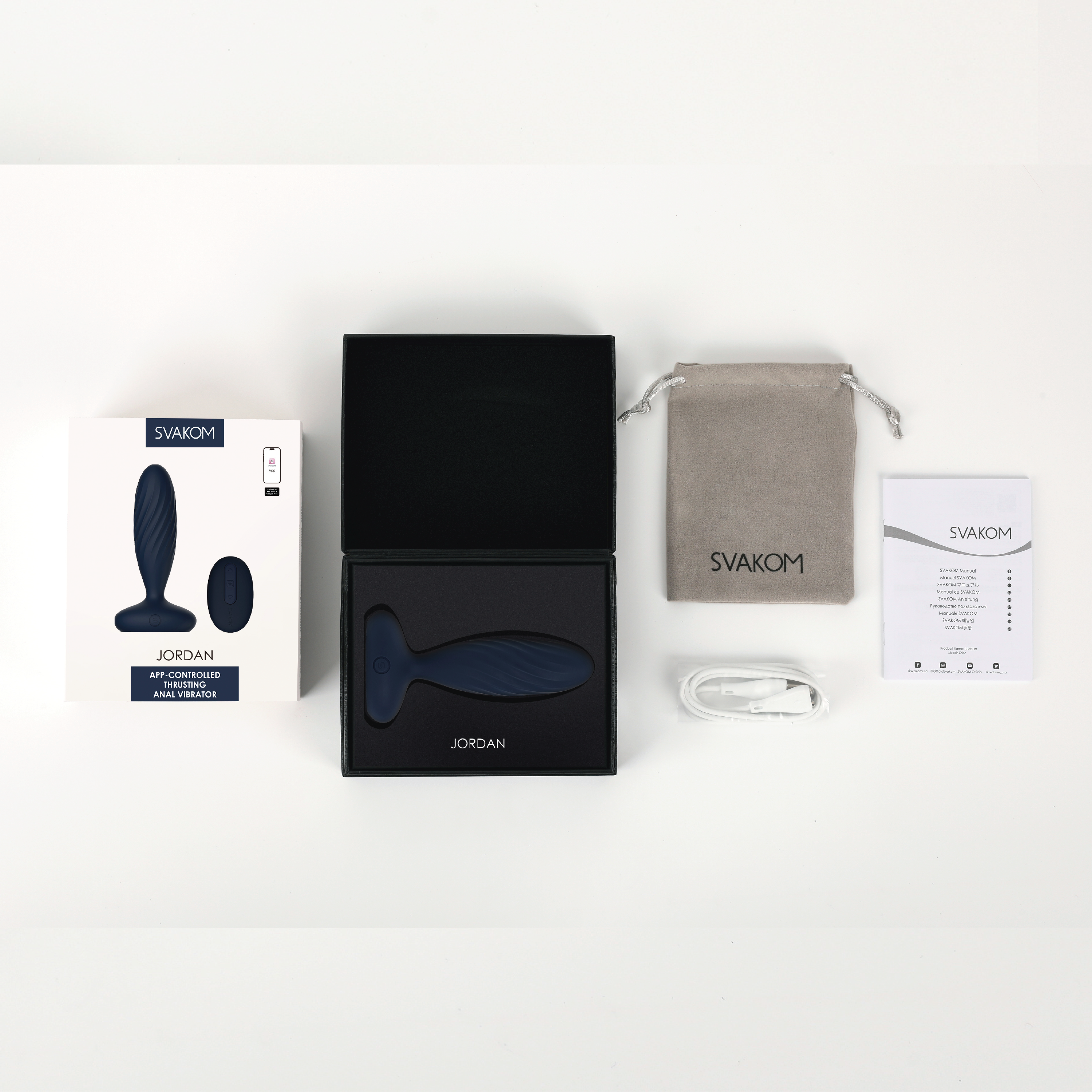 SVAKOM Jordan Navy Blue, 1 stk.