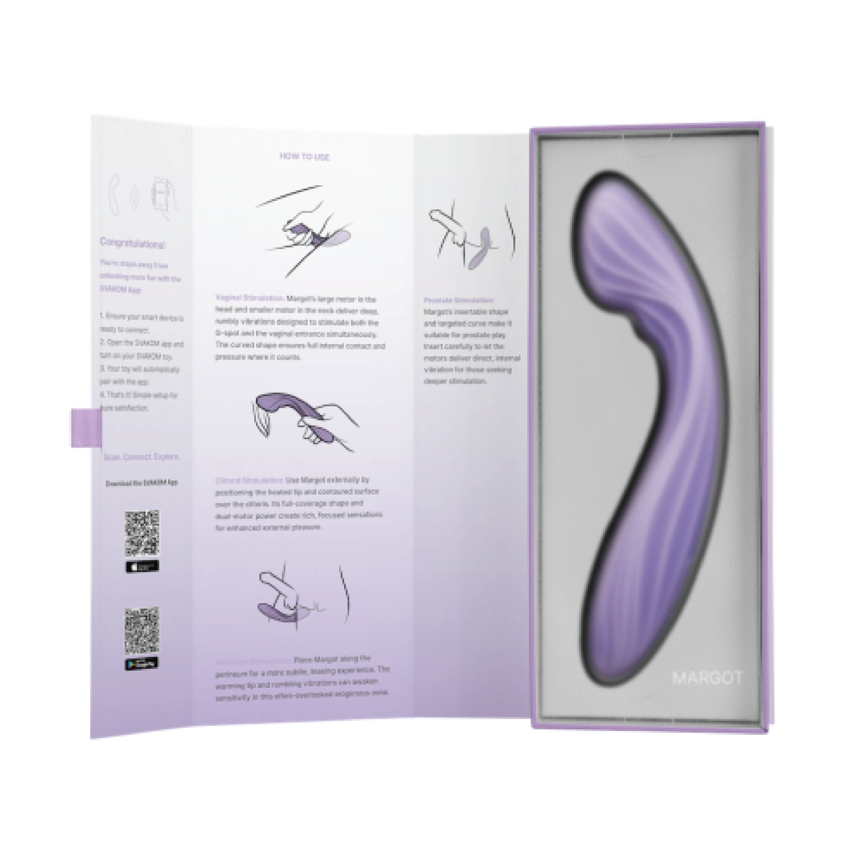 SVAKOM Margot Lilac, 1 stk.