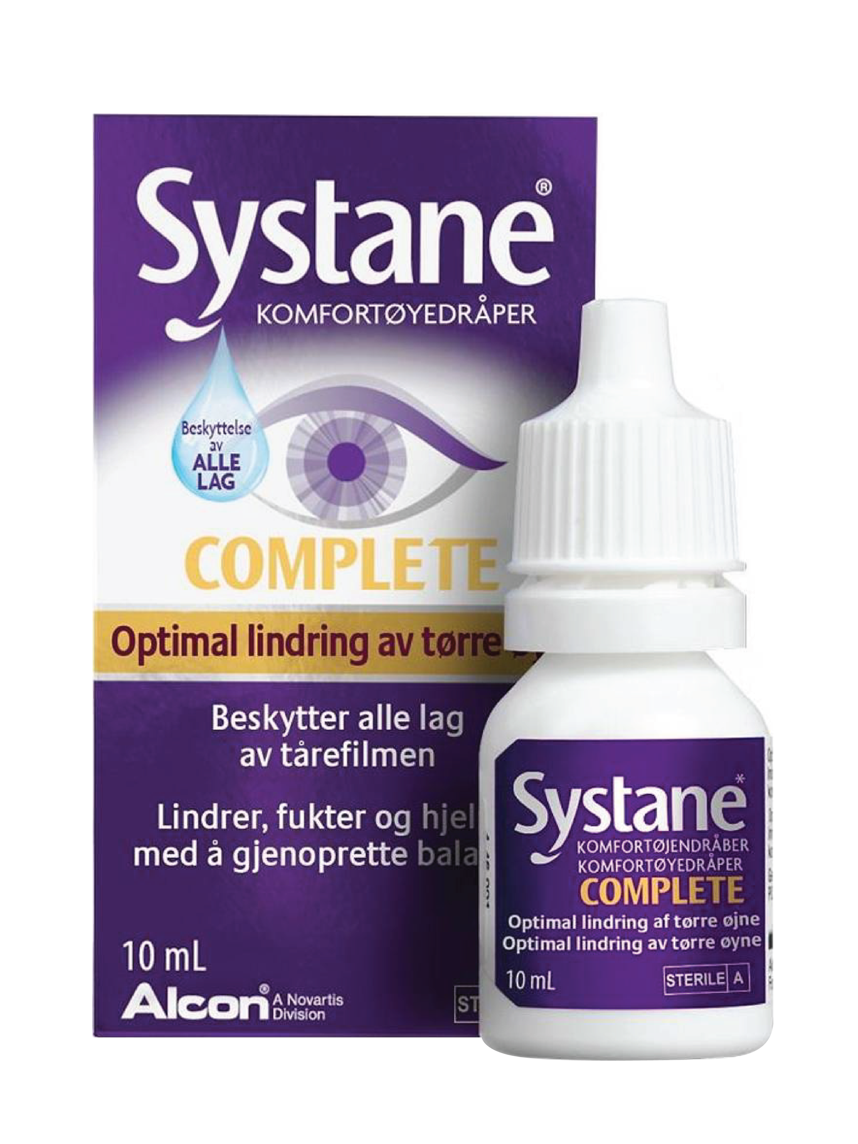 Systane Complete Komfortøyedråper, 10 ml