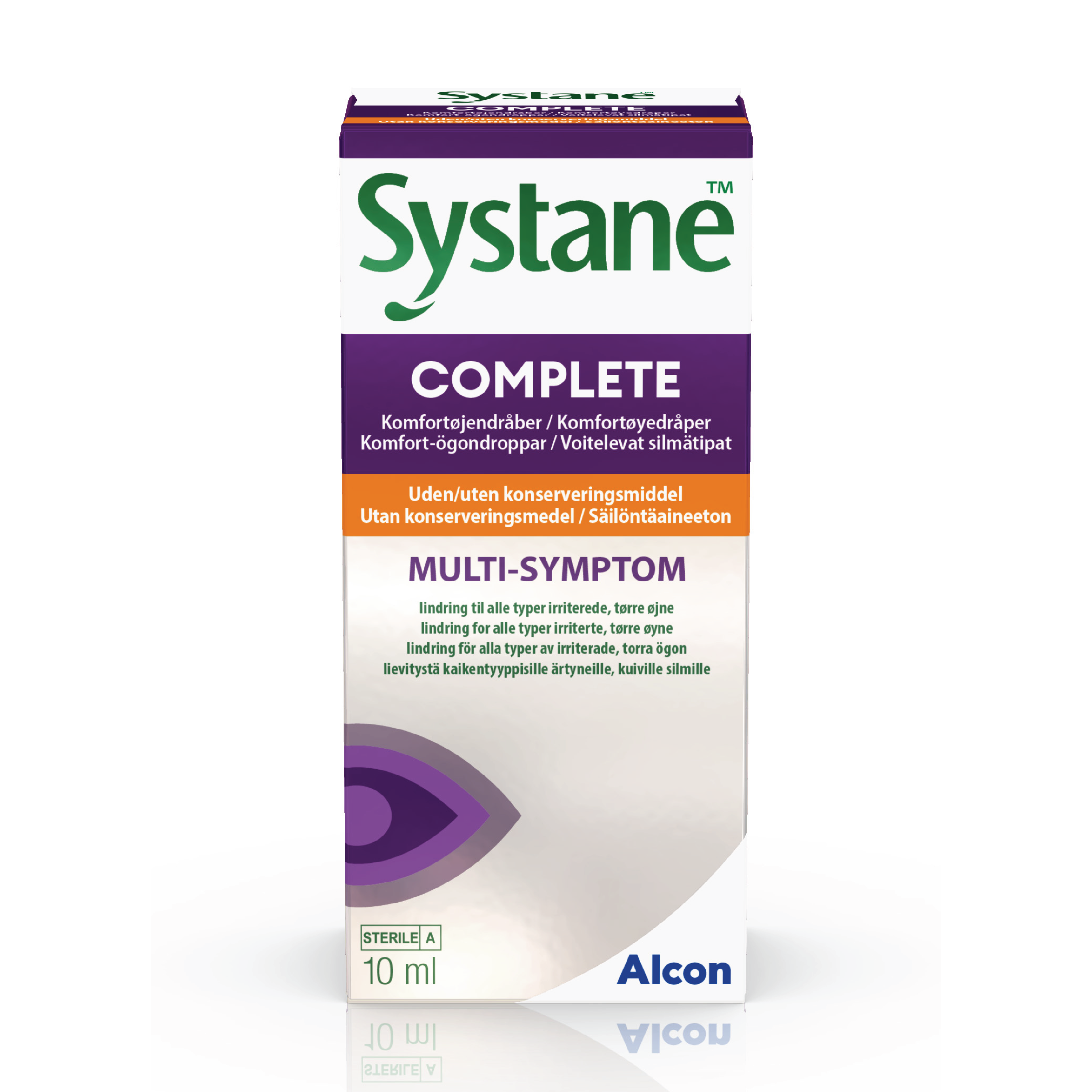 Systane Complete Komfortøyedråper, 10 ml