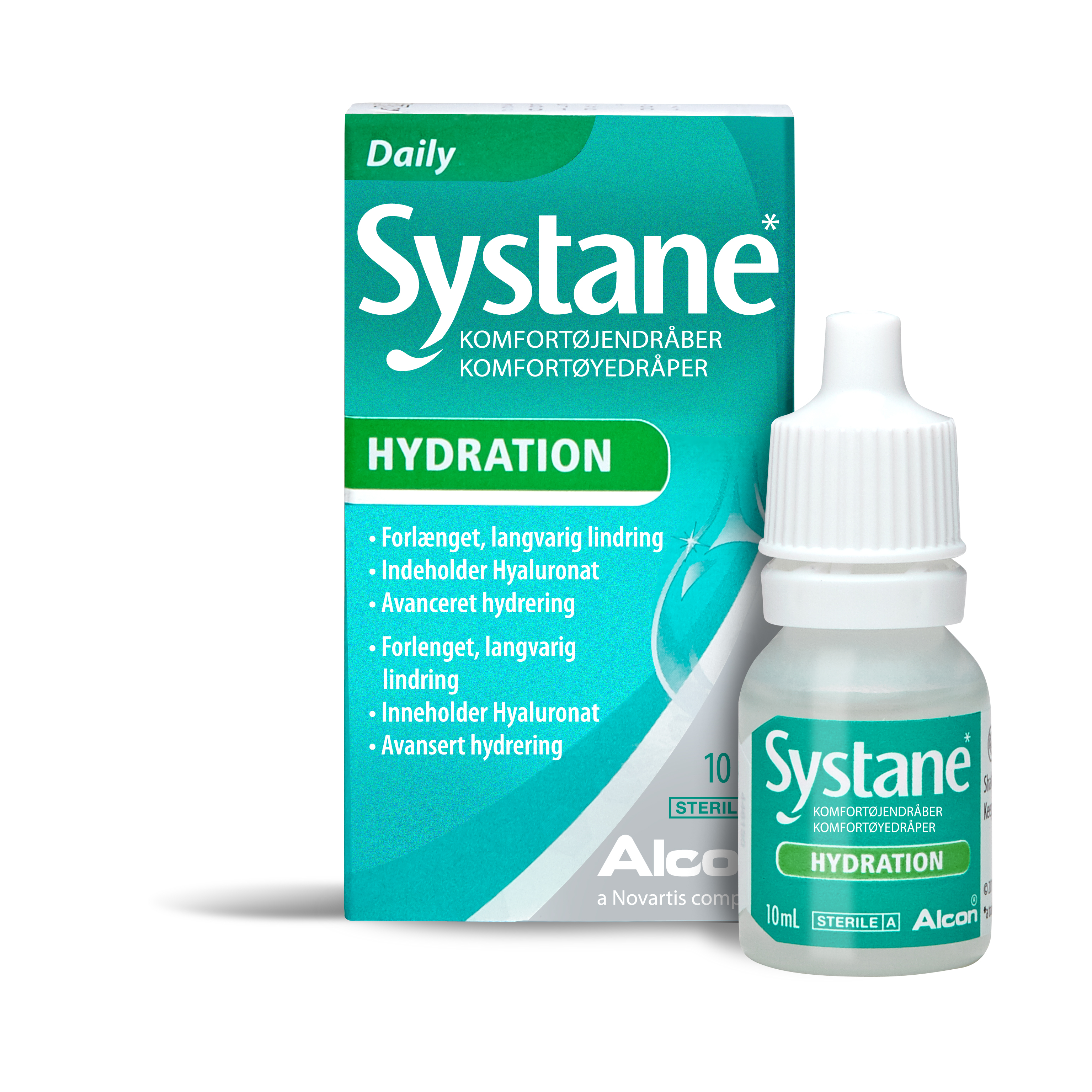 Systane Hydration komfort øyedråper, 10 ml
