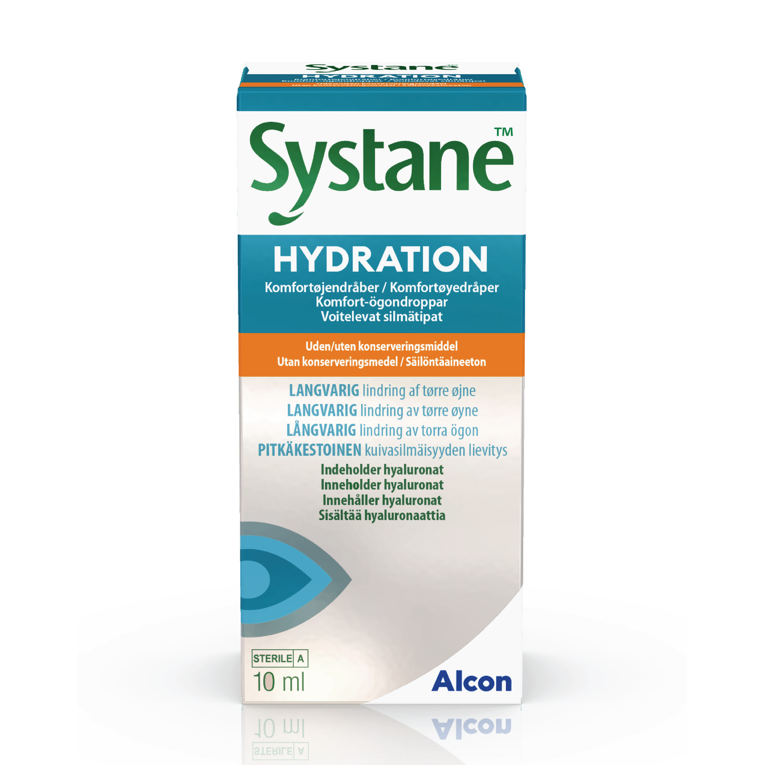 Systane Hydration Komfortøyedråper, 10 ml