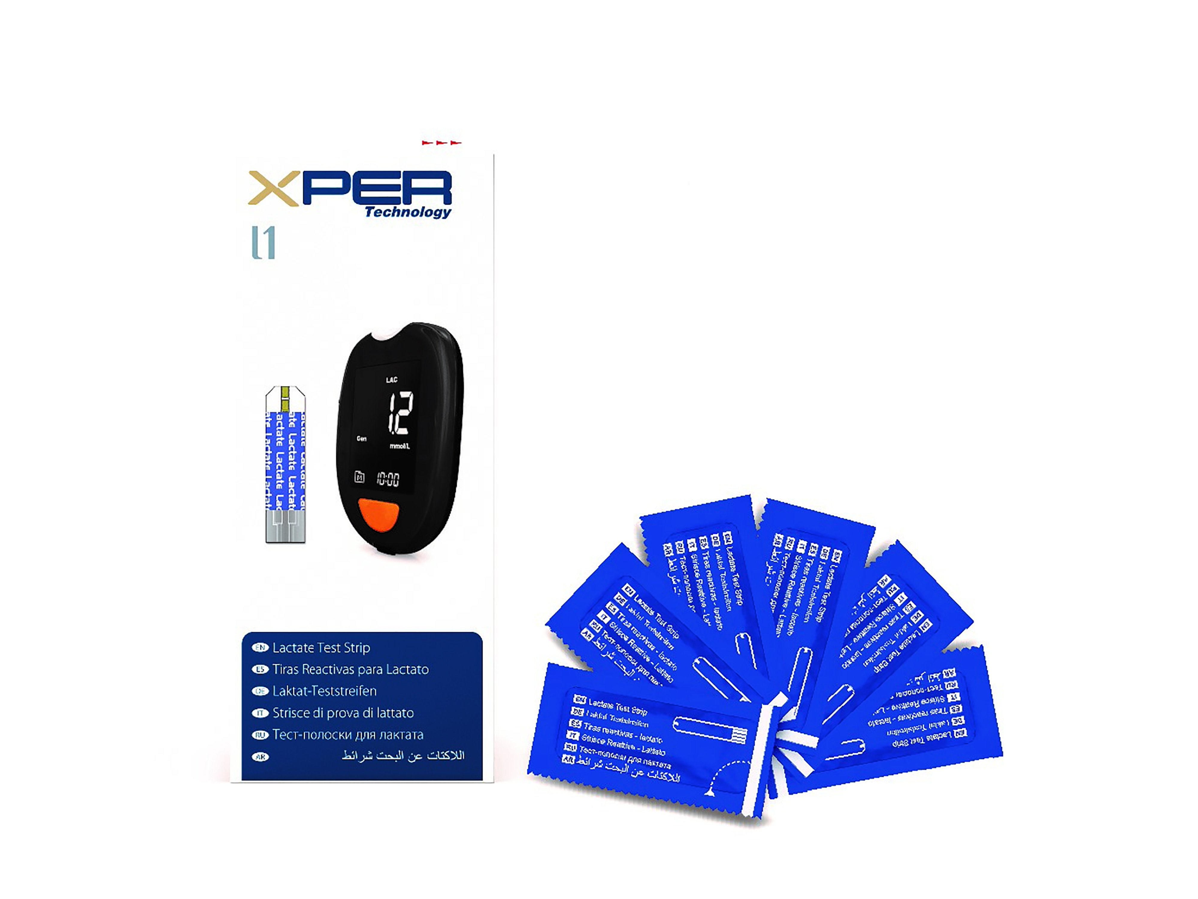 TaiDoc Laktat Teststrips, 100 stk.