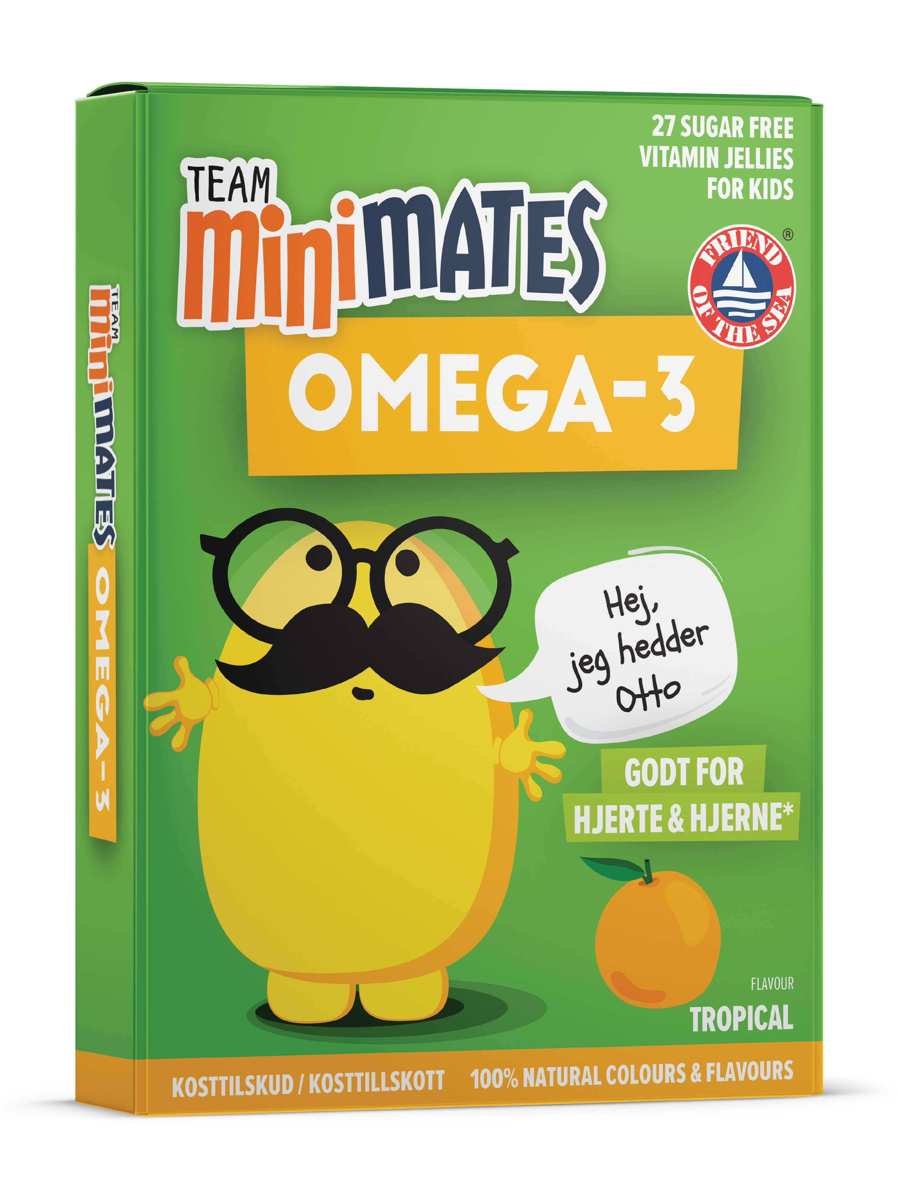 Team MiniMates Omega-3, Tropisk, 27 stk.