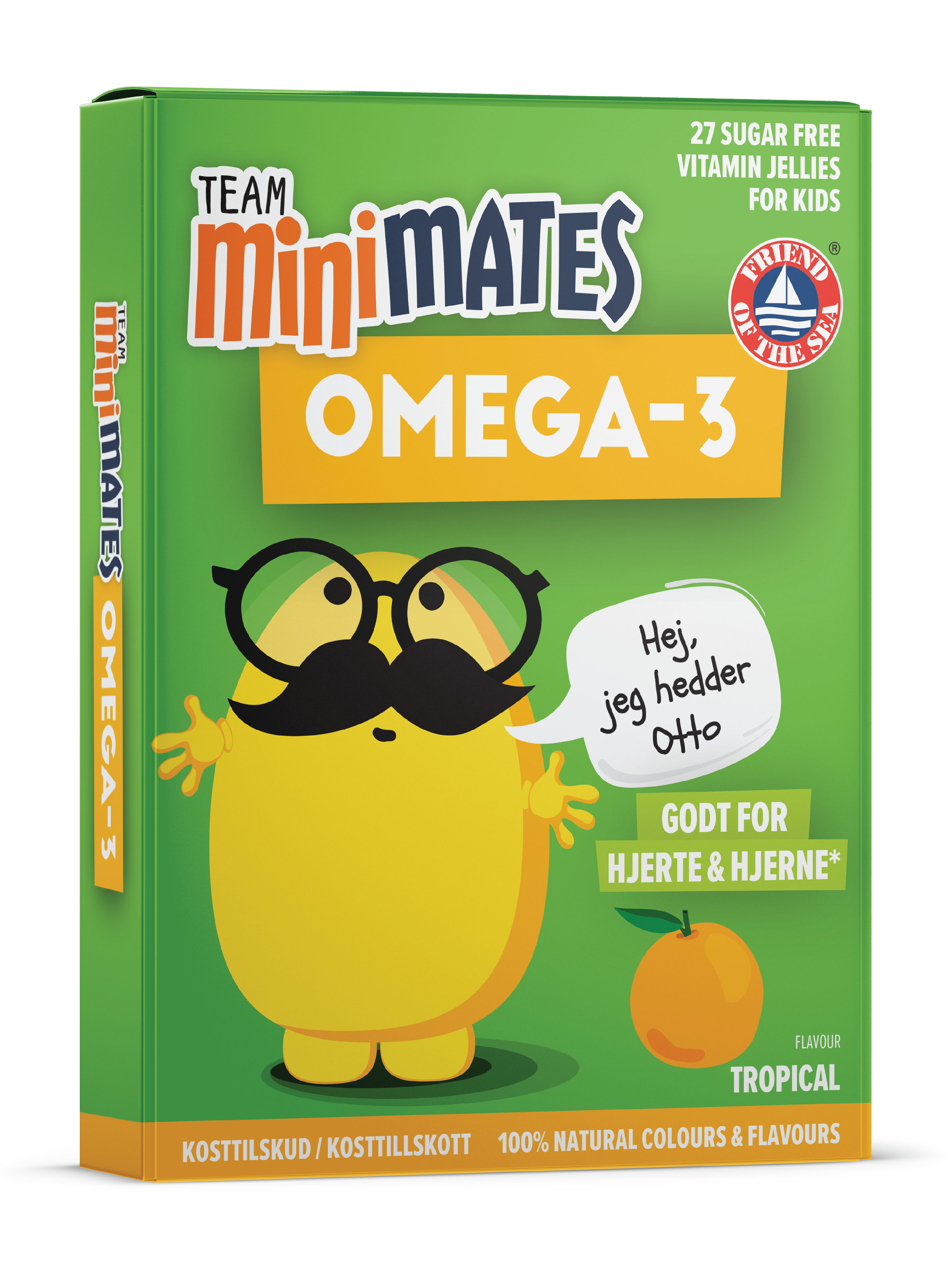 Team MiniMates Omega-3, Tropisk, 27 stk.