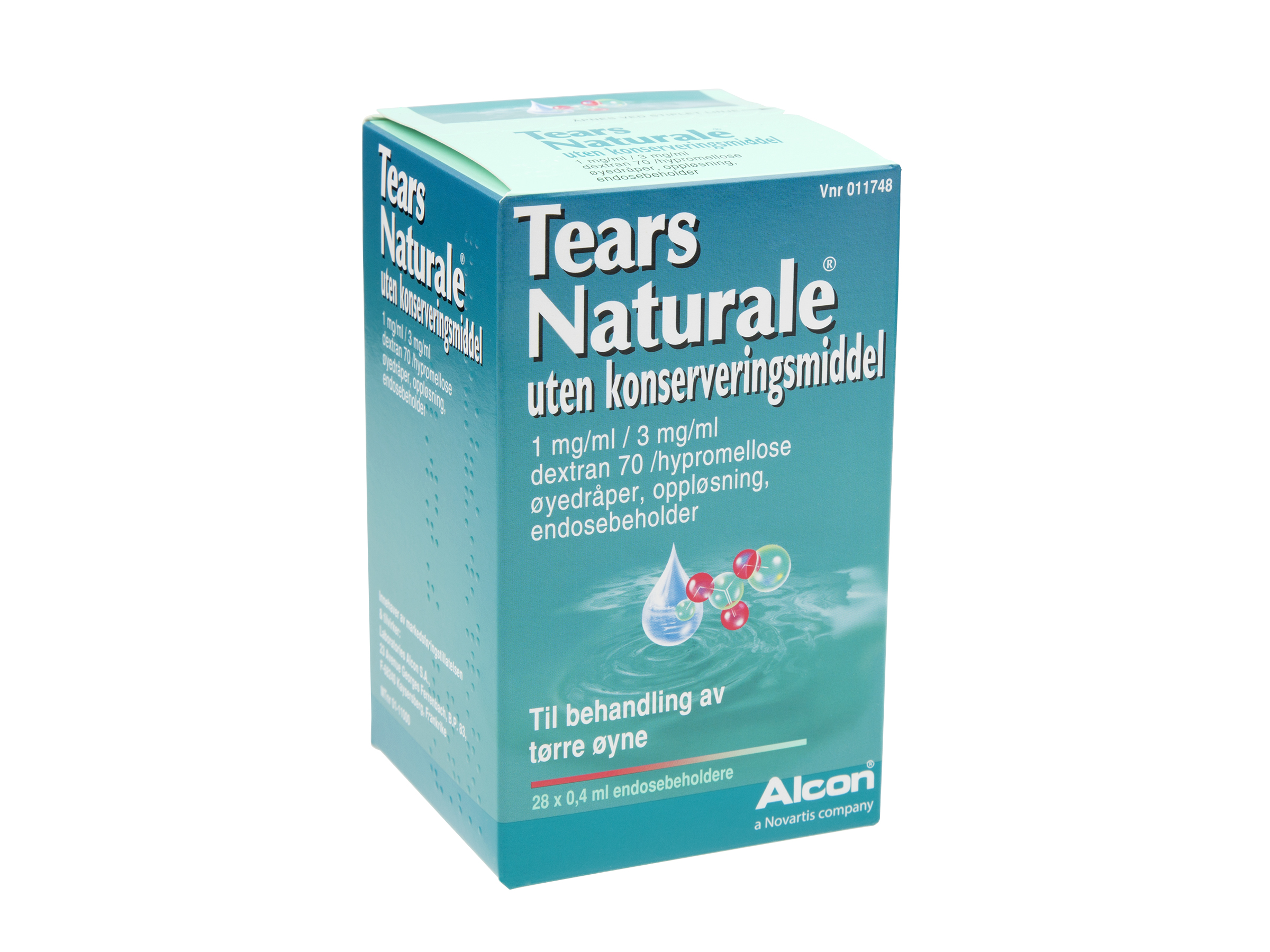 Tears Naturale, 28 x 0.4 ml.