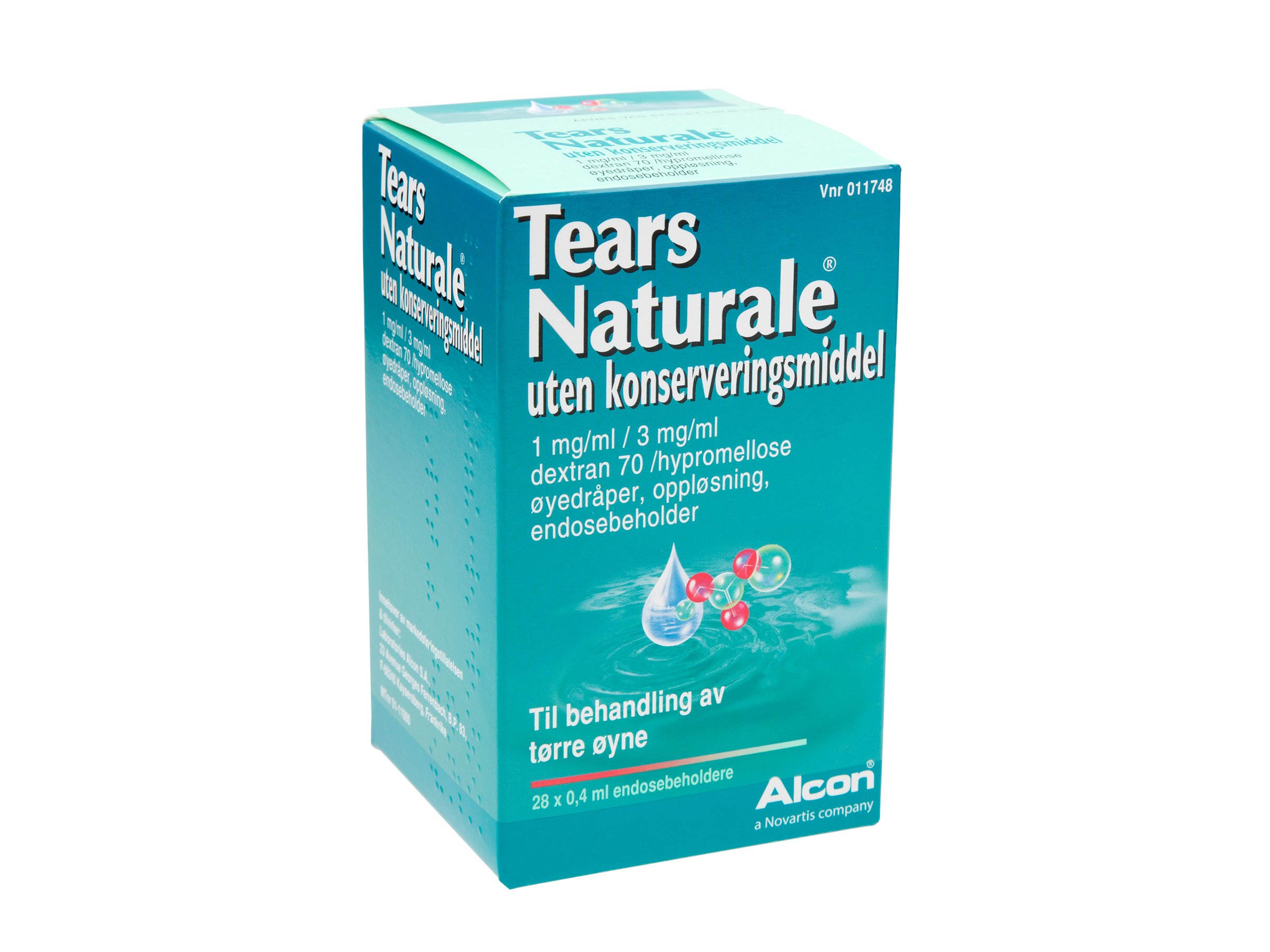 Tears Naturale, 28 x 0.4 ml.