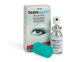 Tears Tearsagain sensitive øyespray, 10 ml