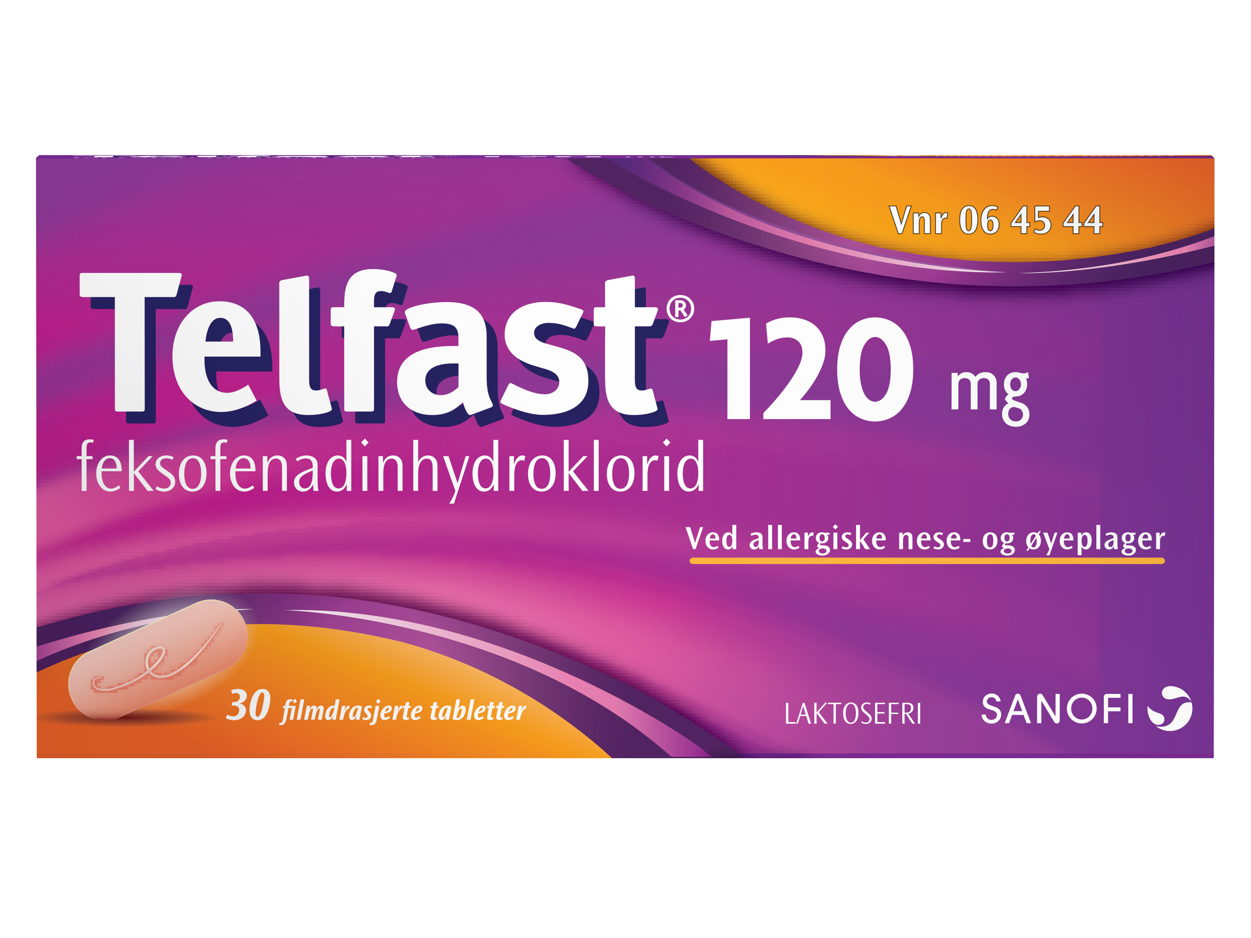 Telfast 120 mg tabletter, 30 stk.