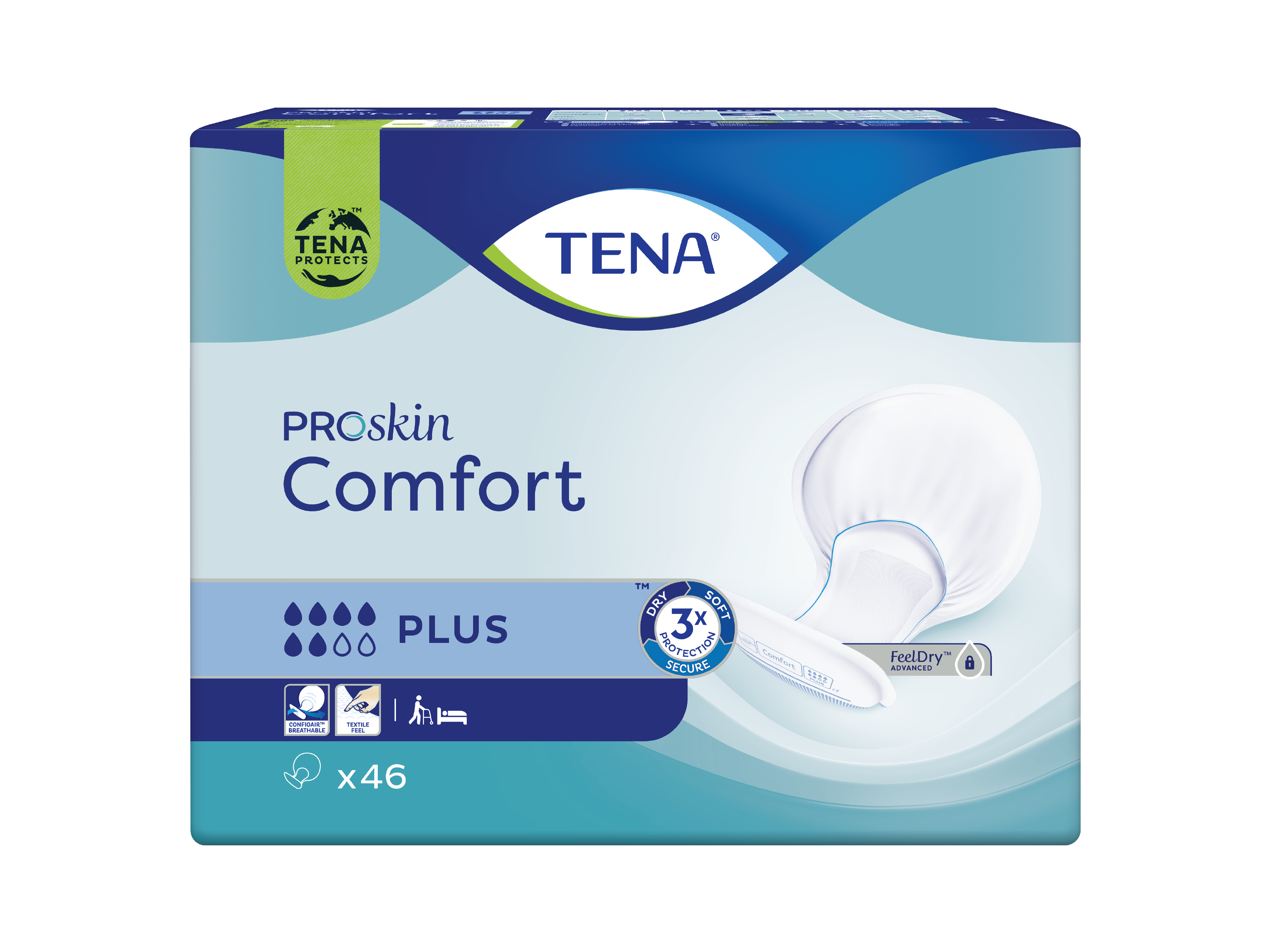 Tena Comfort Plus, 46 stk