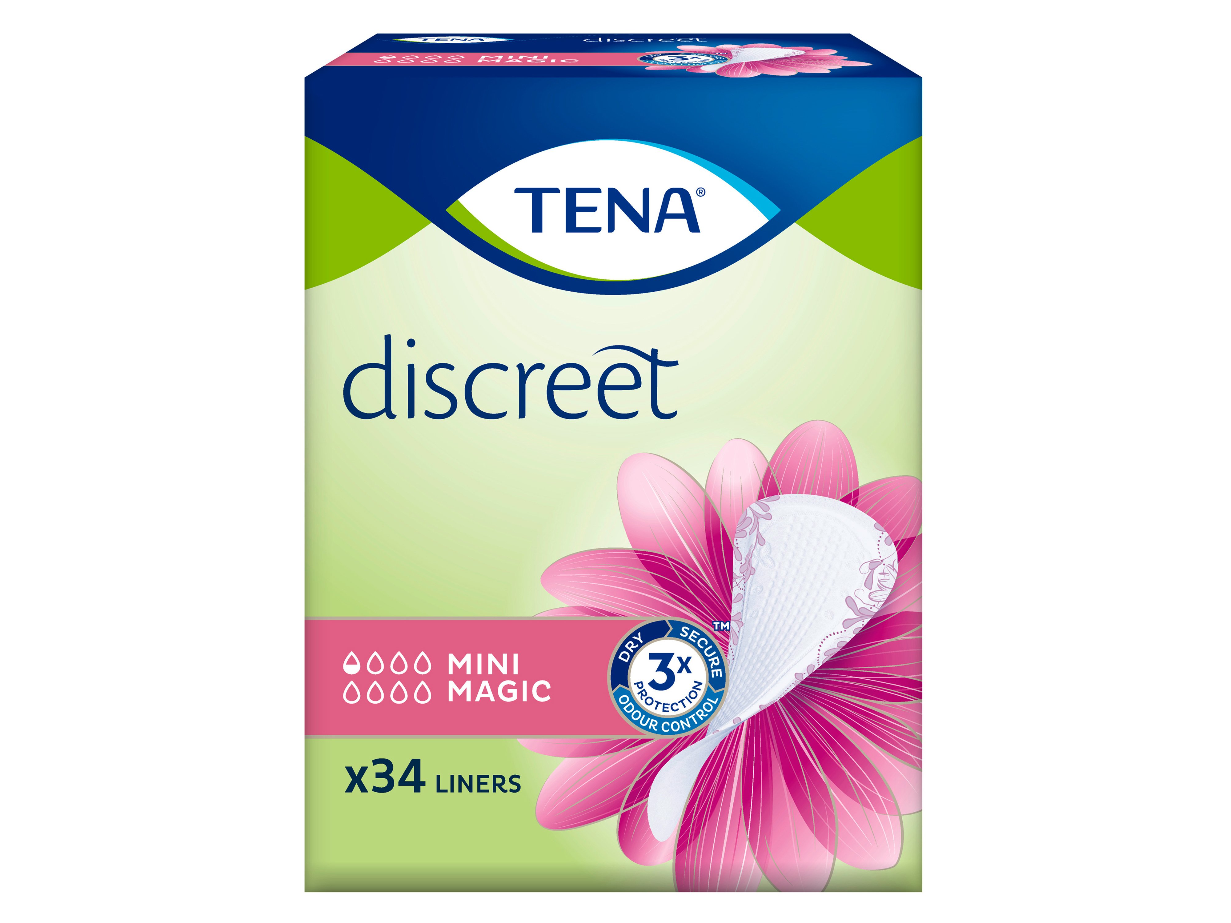 Tena Discreet Mini Magic, 34 stk