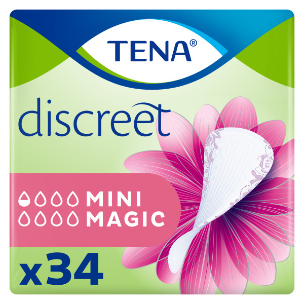 Tena Discreet Mini Magic, 34 stk.