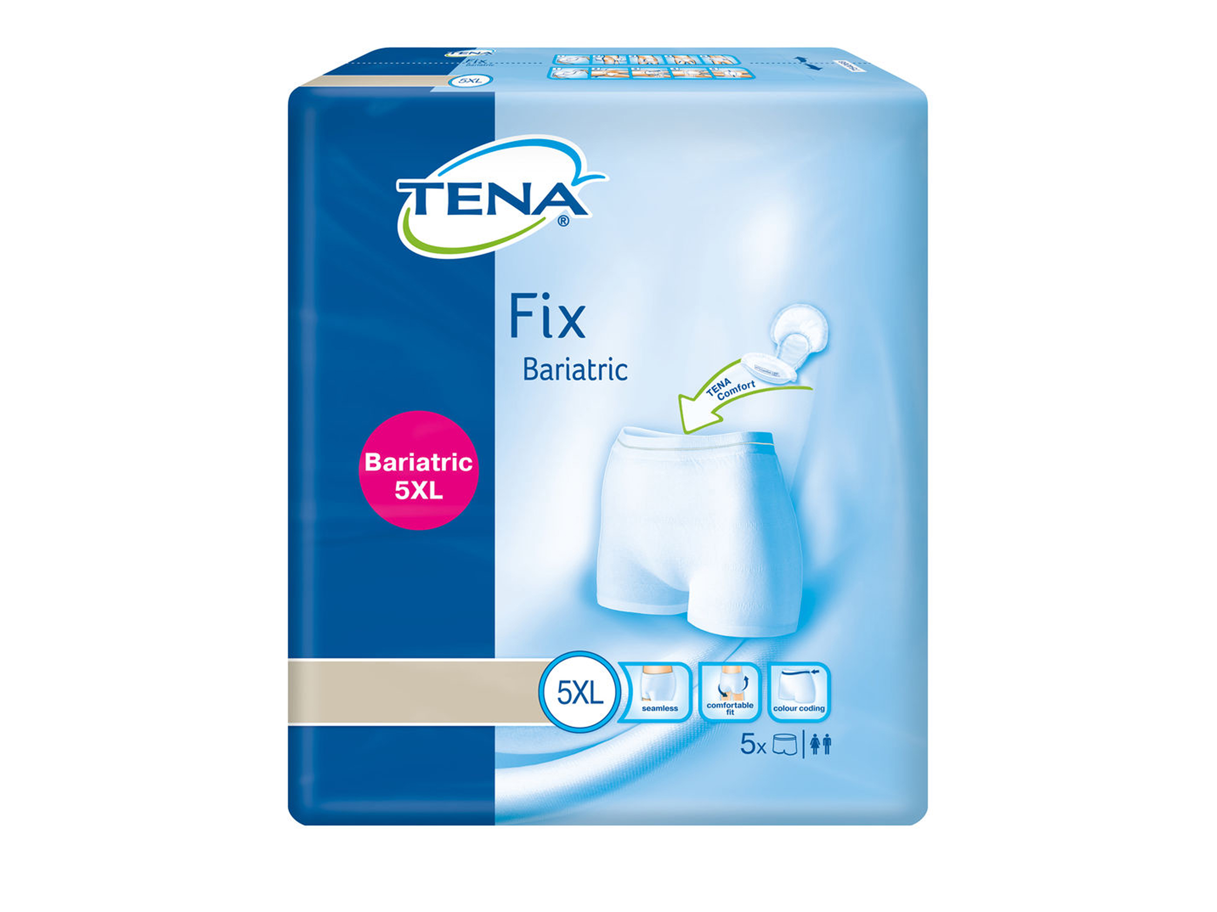 Tena Fix Bariatric 5XL, 5 stk