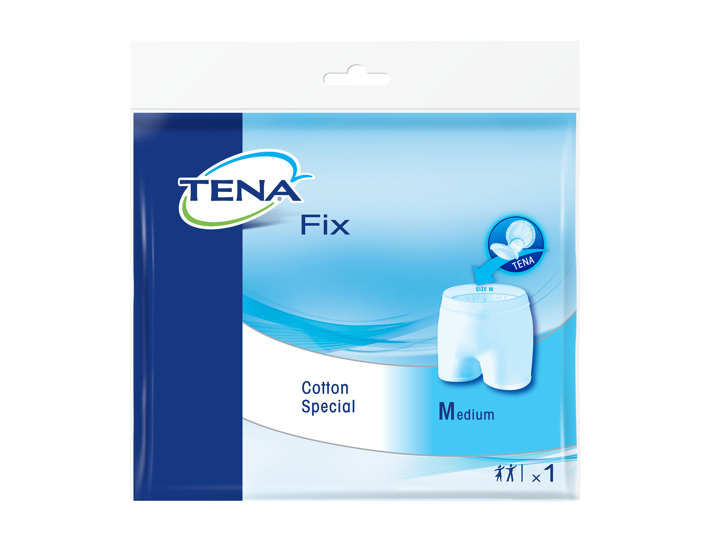 Tena fix Cotton Special M, Strørrelse M, 1 stk.