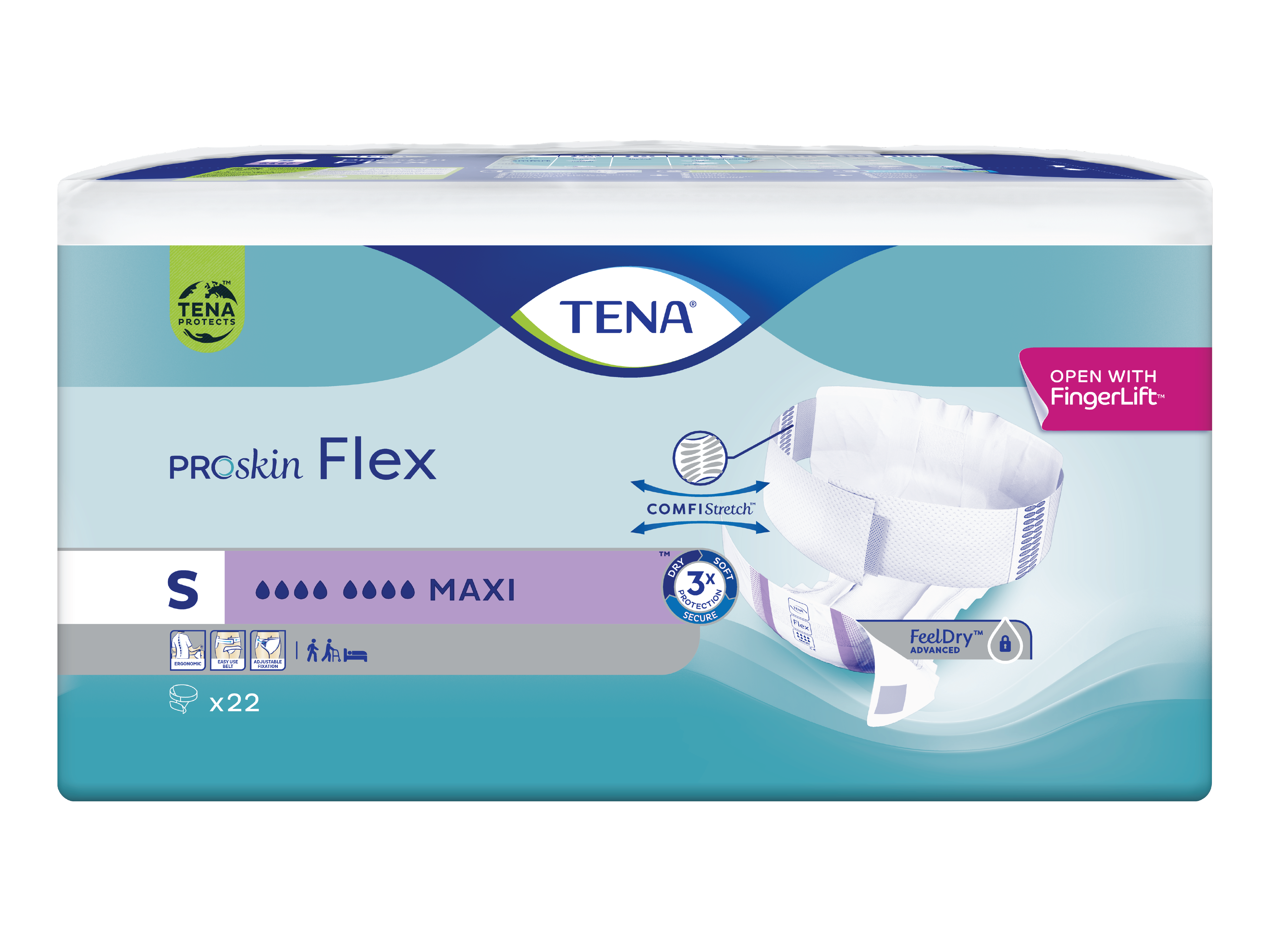 Tena Flex Maxi, Small, 22 stk.