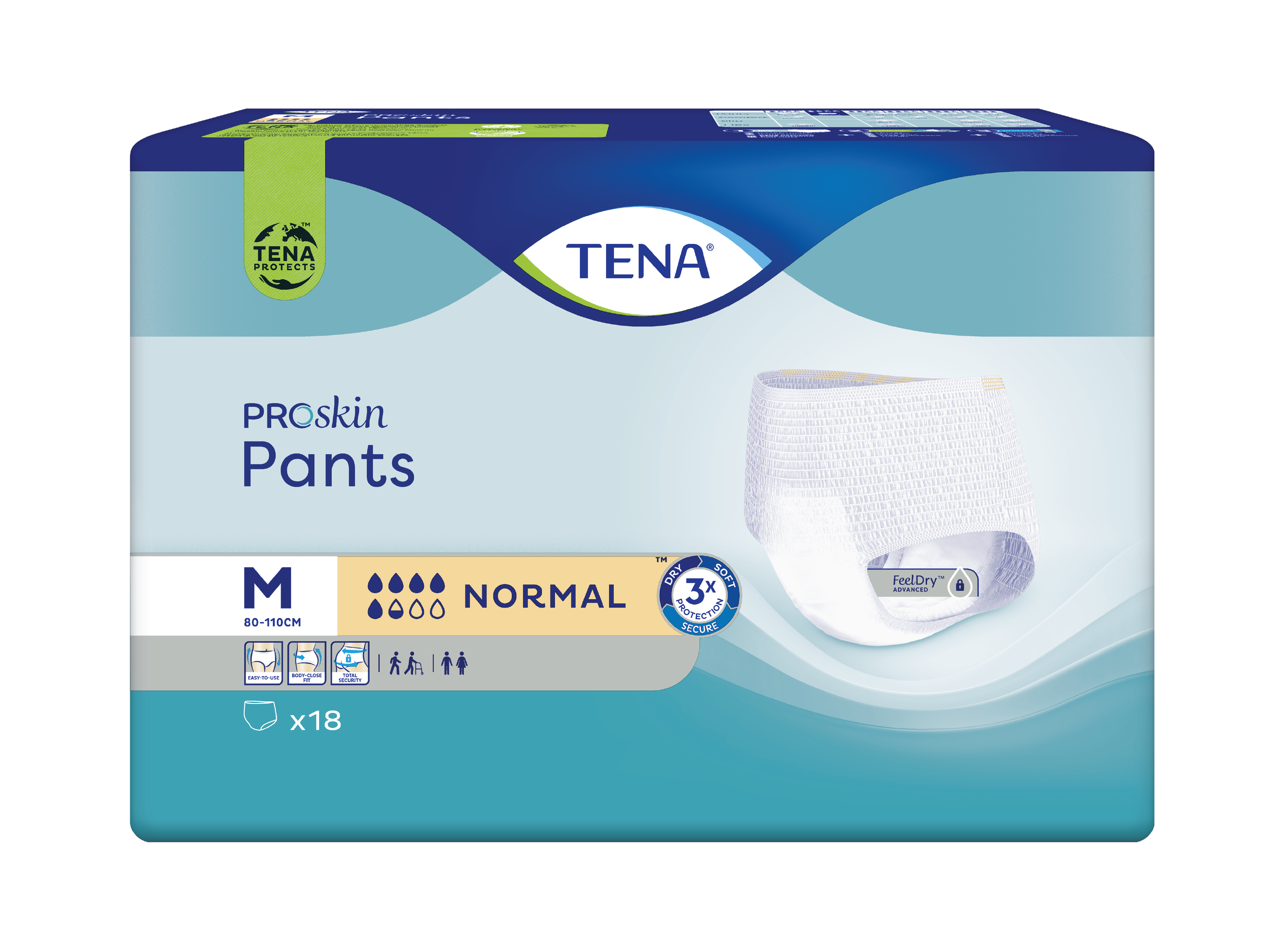 Urological underpants Essity Tena Pants Normal Medium 10 pcs  Disasters  for adults  Arbuzkz